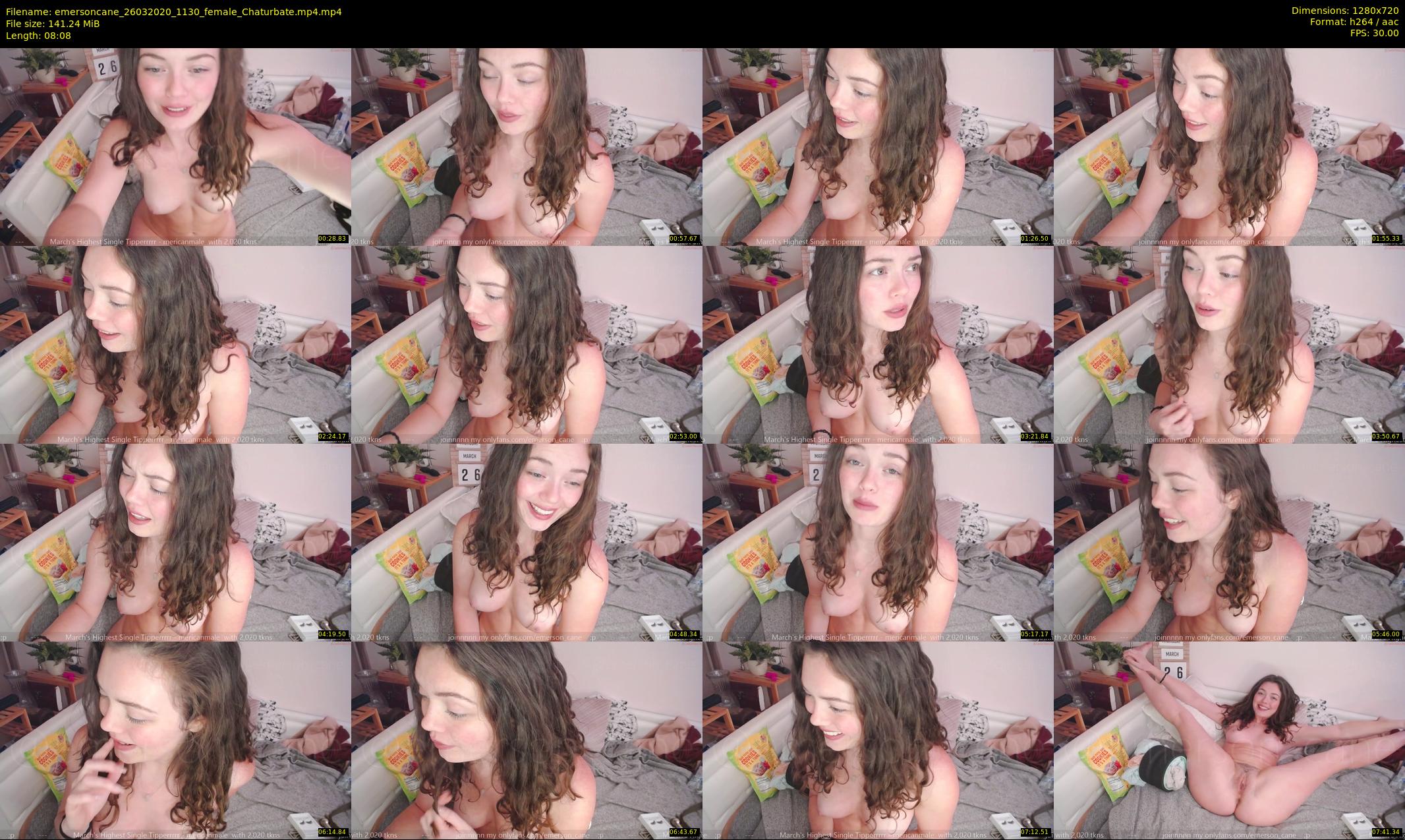 emersoncane — 9 minute Chaturbate female cam show recording, 720p, Mar 26, 2020