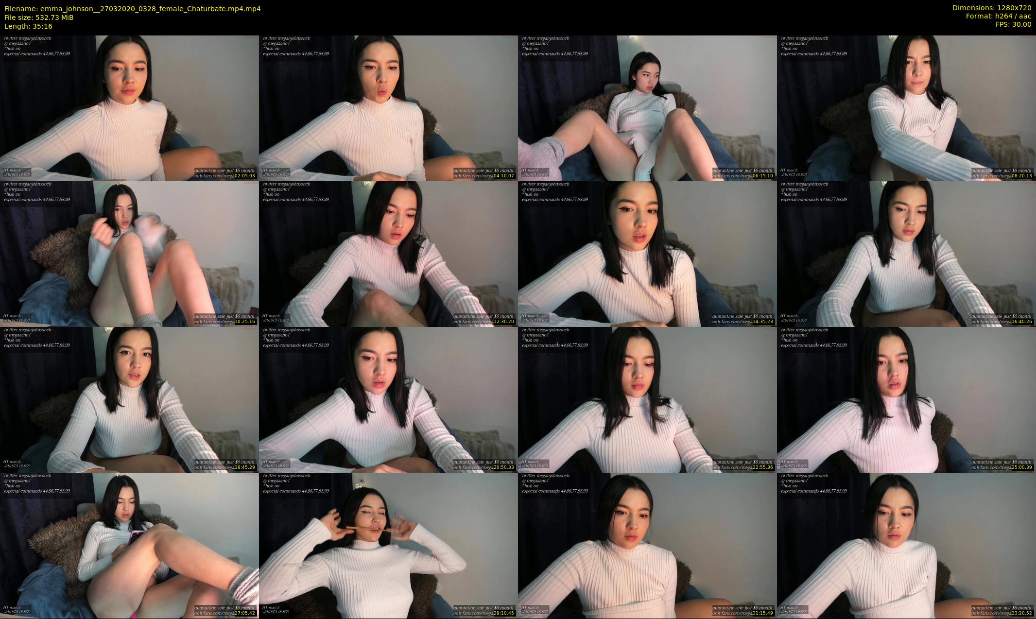 emma_johnson_ — 36 minute Chaturbate female cam show recording, 720p, Mar 27, 2020