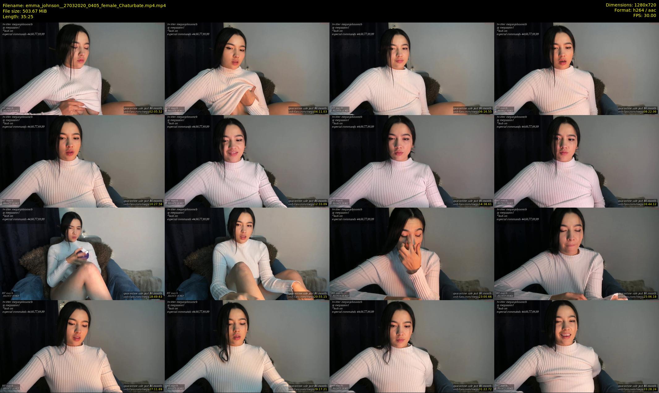 emma_johnson_ — 36 minute Chaturbate female cam show recording, 720p, Mar 27, 2020