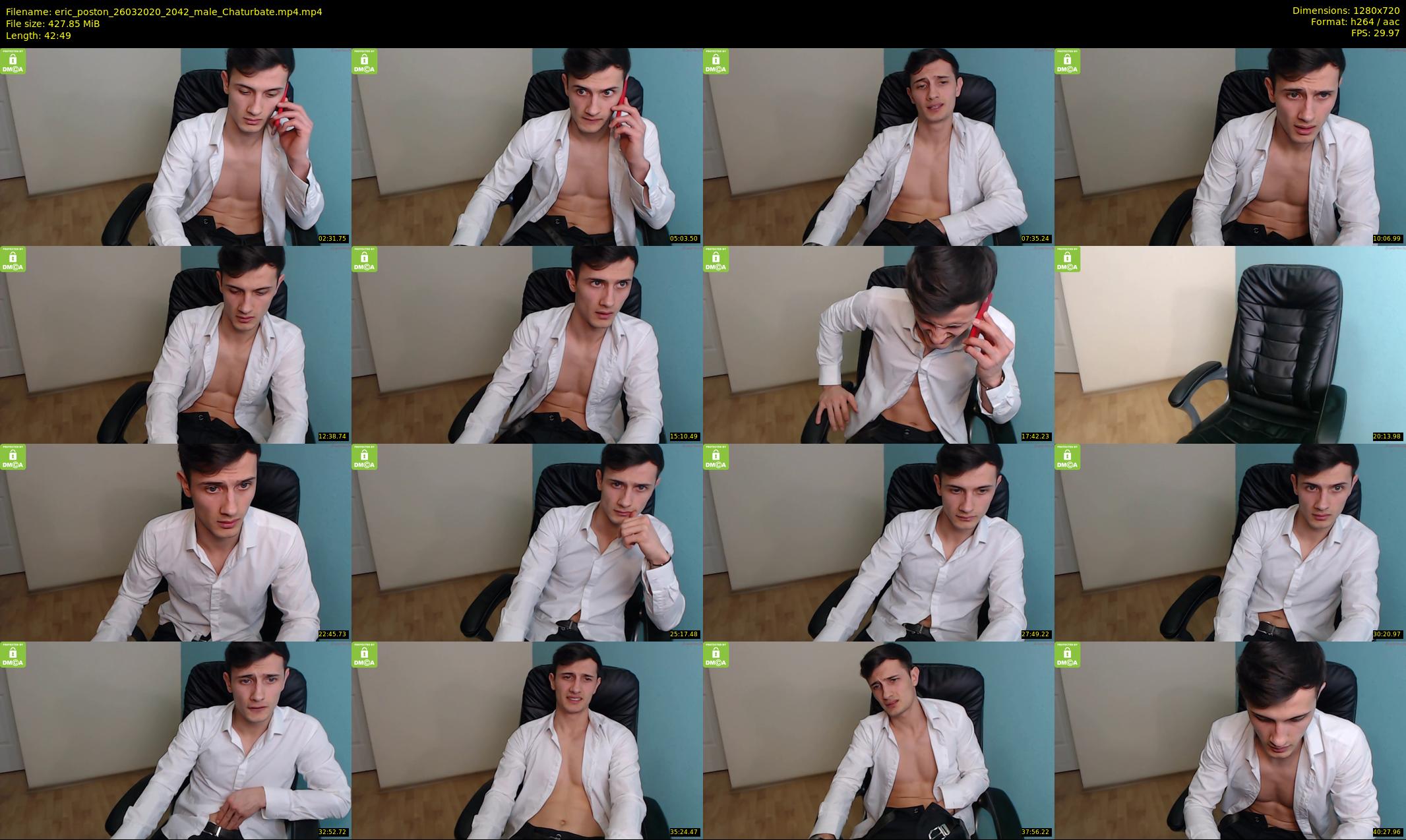 eric_poston — 43 minute Chaturbate male cam show recording, 720p, Mar 26, 2020
