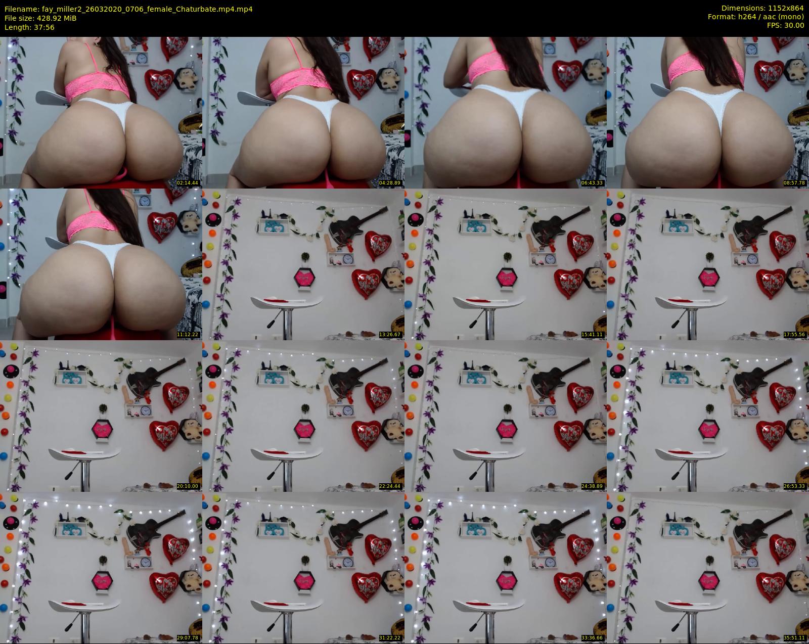 fay_miller2 — 38 minute Chaturbate female cam show recording, 720p, Mar 26, 2020