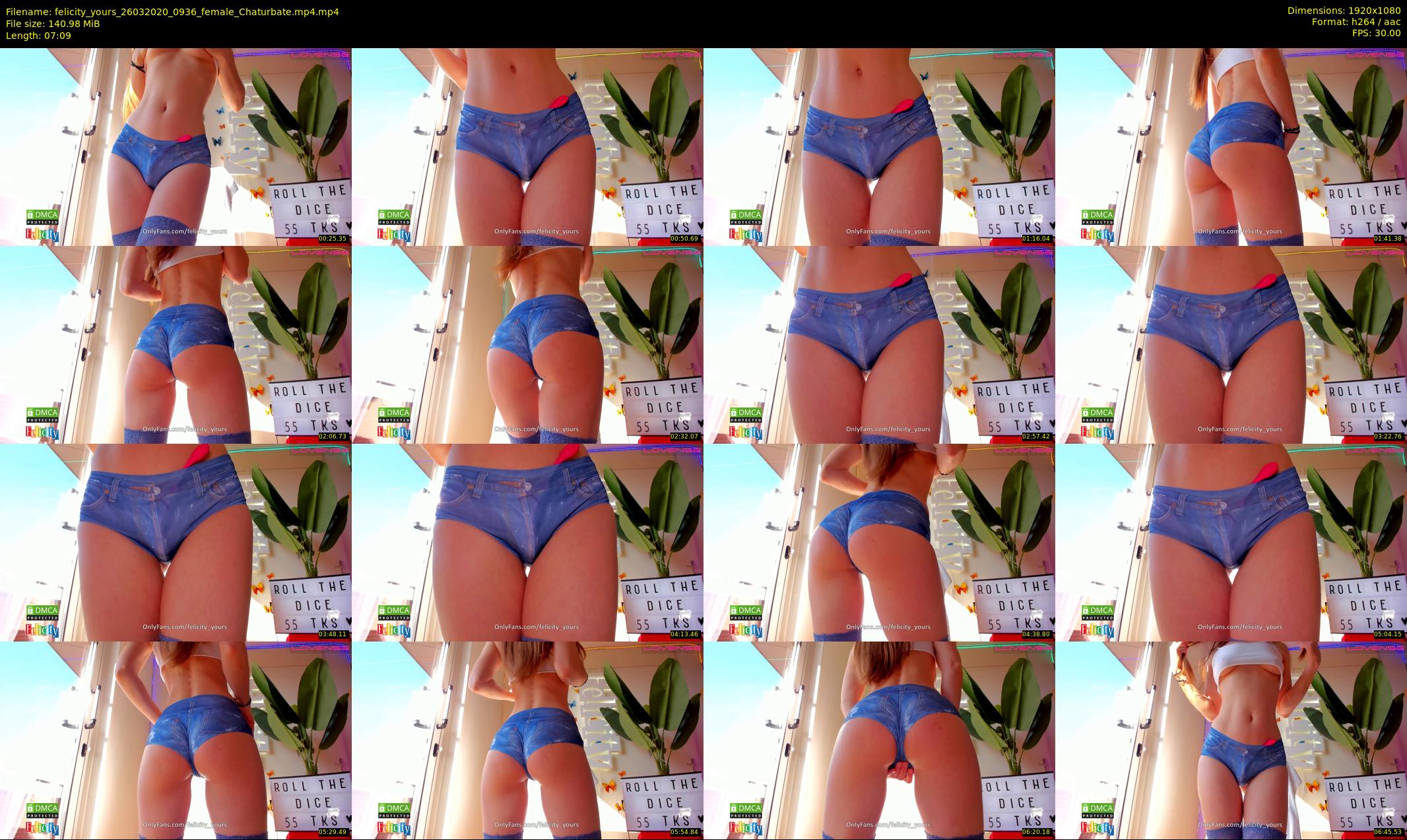 felicity_yours — 8 minute Chaturbate female cam show recording, 1080p, Mar 26, 2020