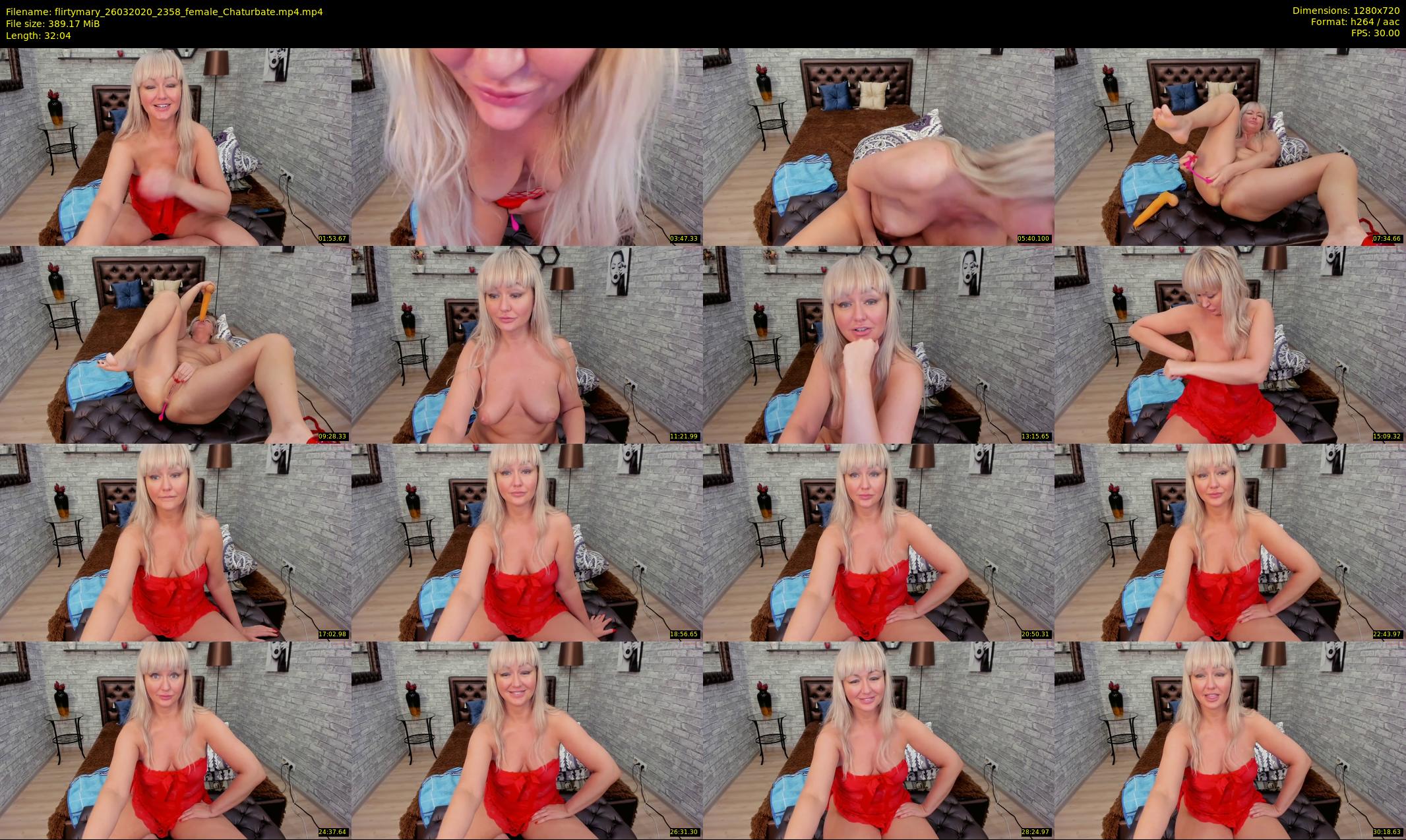 flirtymary — 33 minute Chaturbate female cam show recording, 720p, Mar 26, 2020