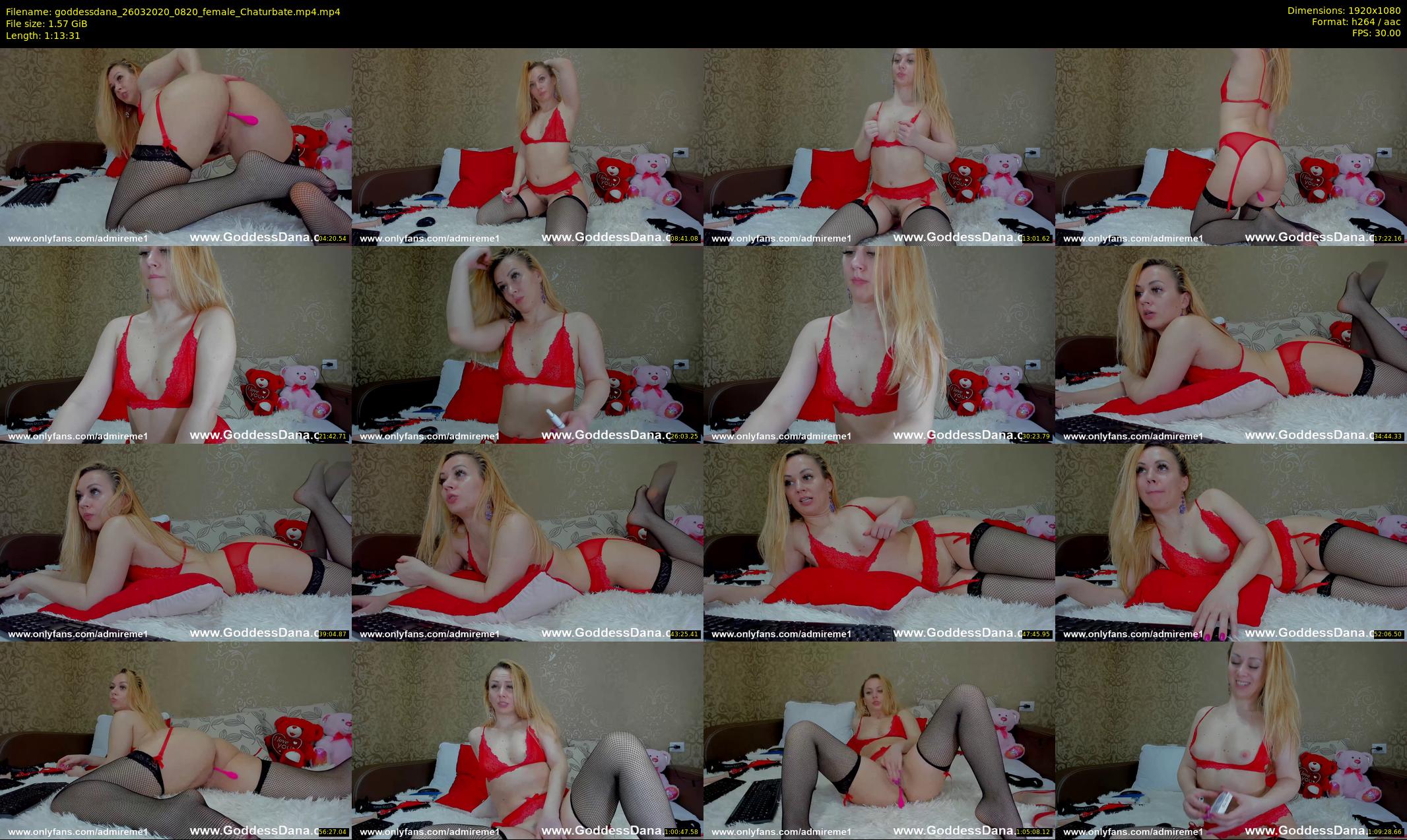 goddessdana — 74 minute Chaturbate female cam show recording, 1080p, Mar 26, 2020