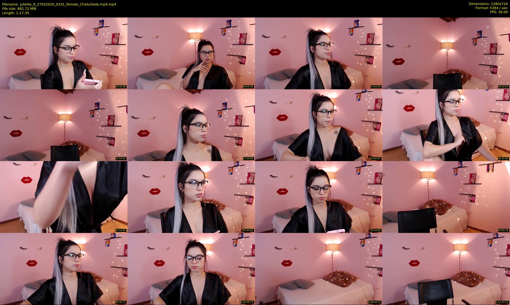 julietta_9 — 78 minute Chaturbate female cam show recording, 720p, Mar 27, 2020