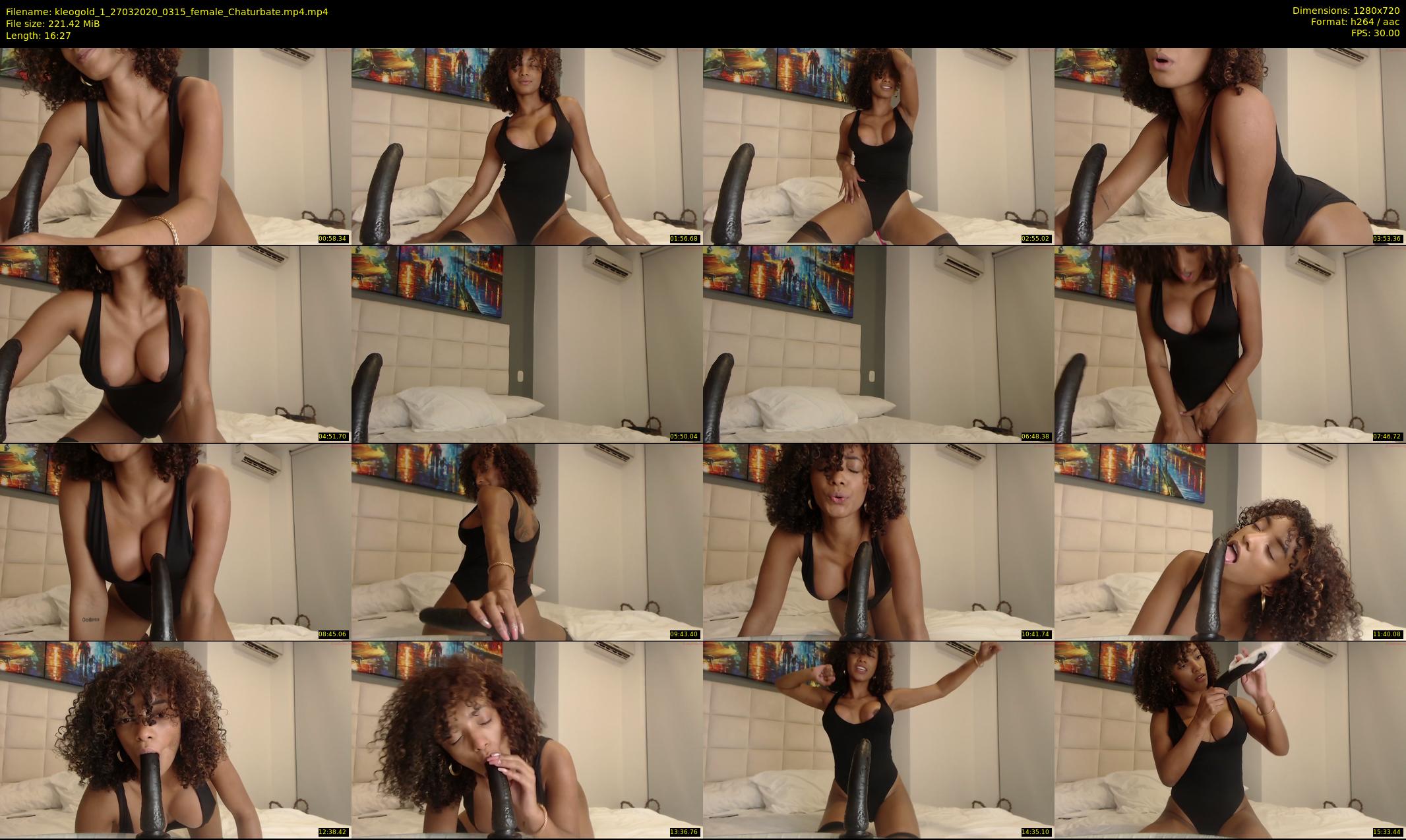 kleogold_1 — 17 minute Chaturbate female cam show recording, 720p, Mar 27, 2020