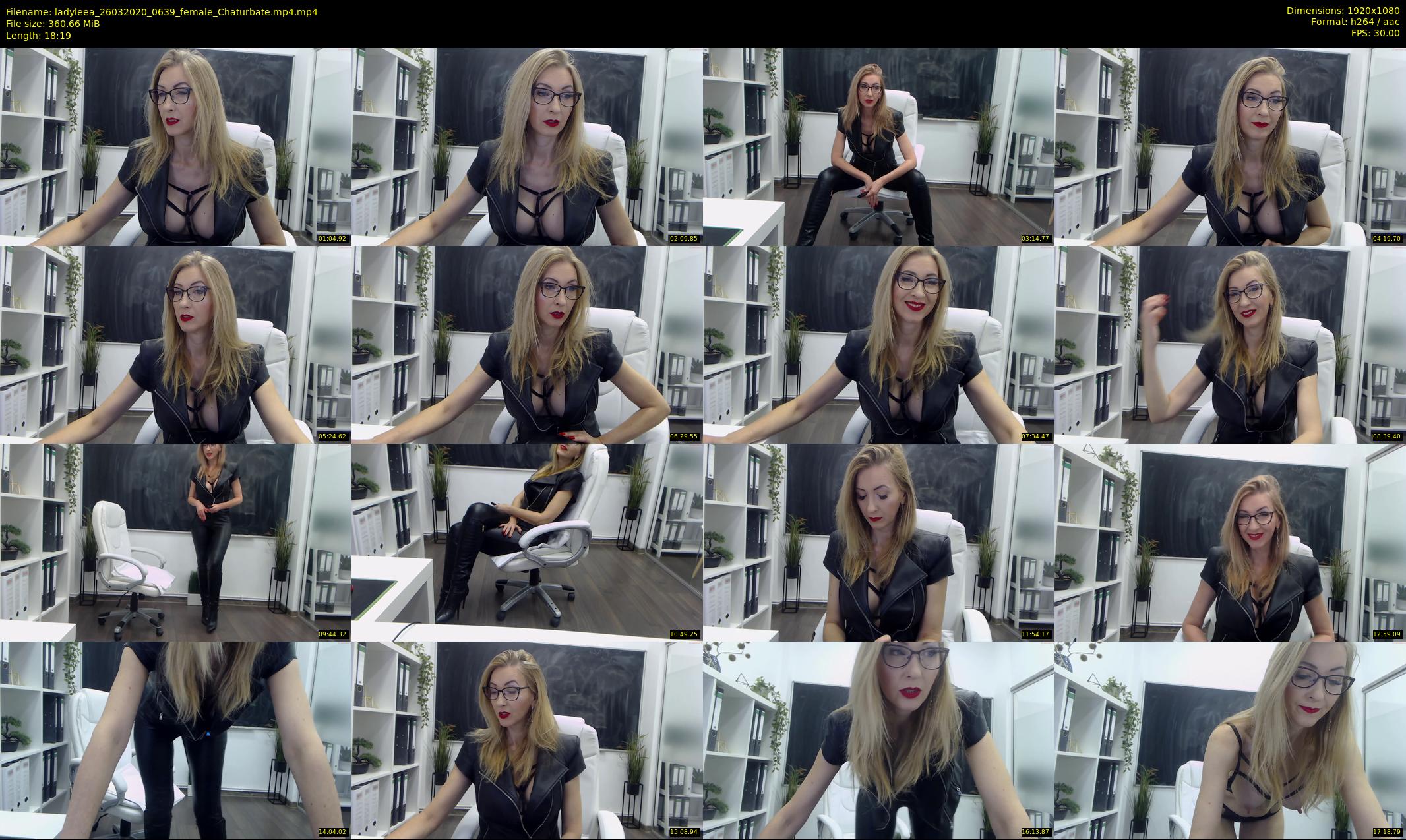 ladyleea — 19 minute Chaturbate female cam show recording, 1080p, Mar 26, 2020