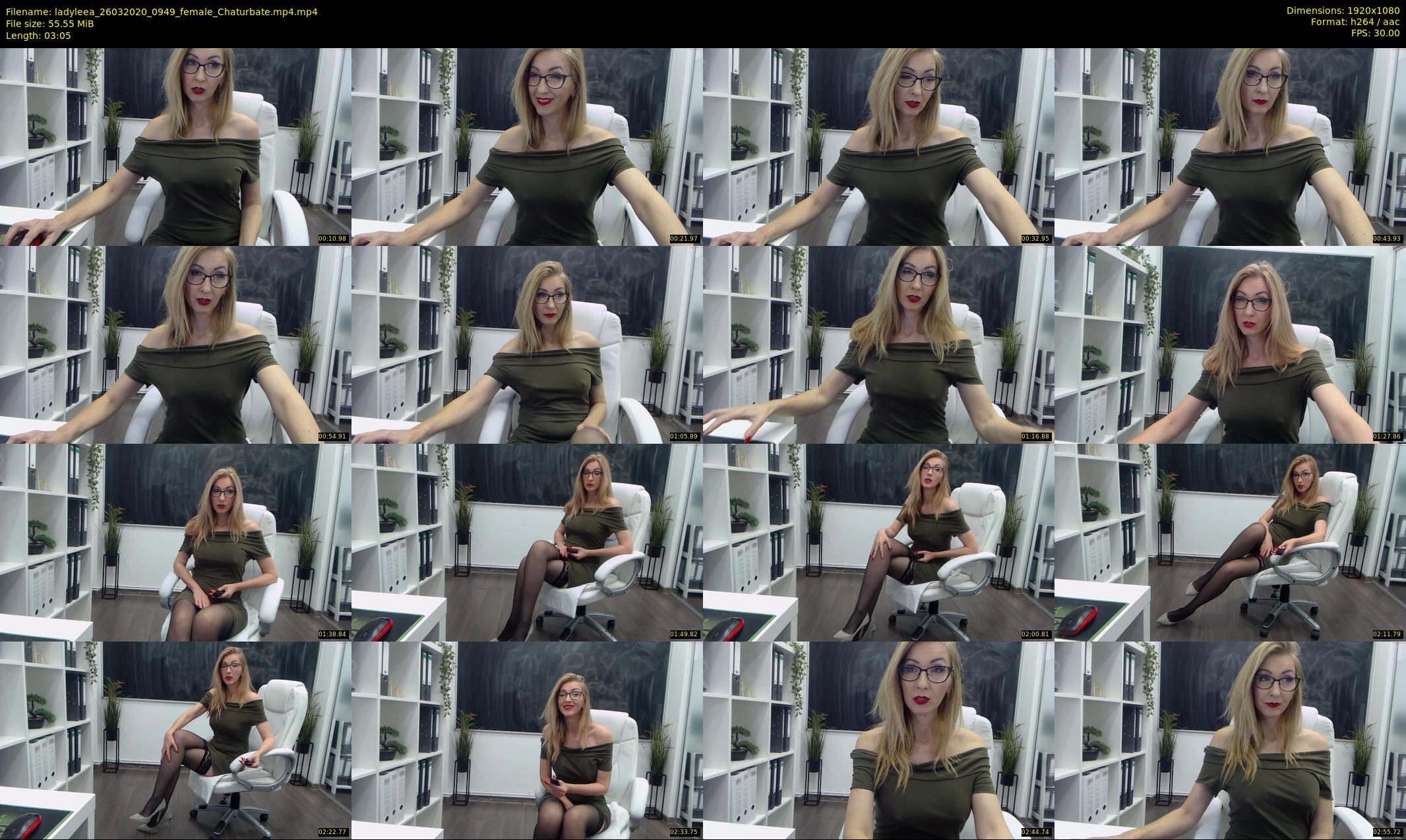 ladyleea — 4 minute Chaturbate female cam show recording, 1080p, Mar 26, 2020