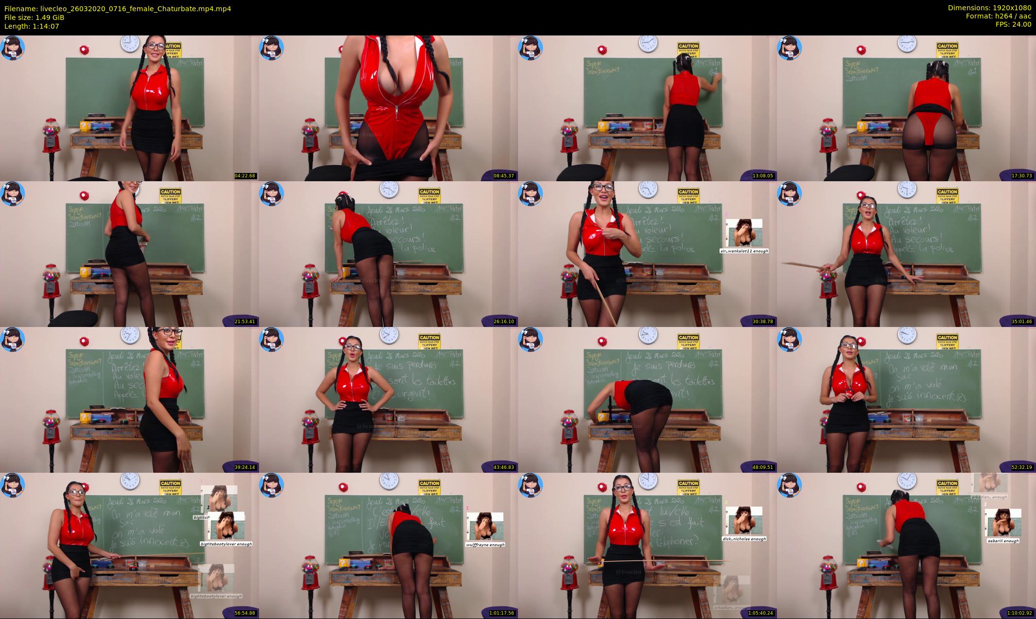 livecleo — 75 minute Chaturbate female cam show recording, 1080p, Mar 26, 2020