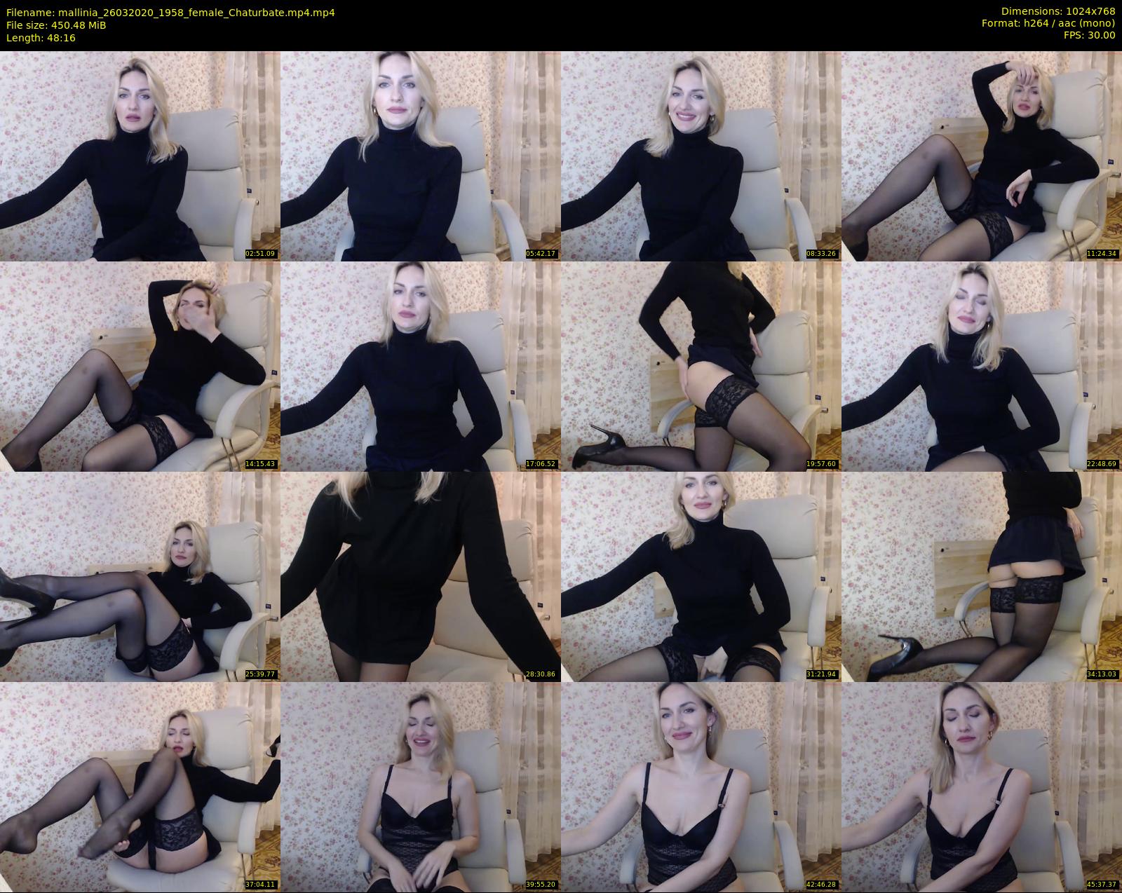 mallinia — 49 minute Chaturbate female cam show recording, 720p, Mar 26, 2020