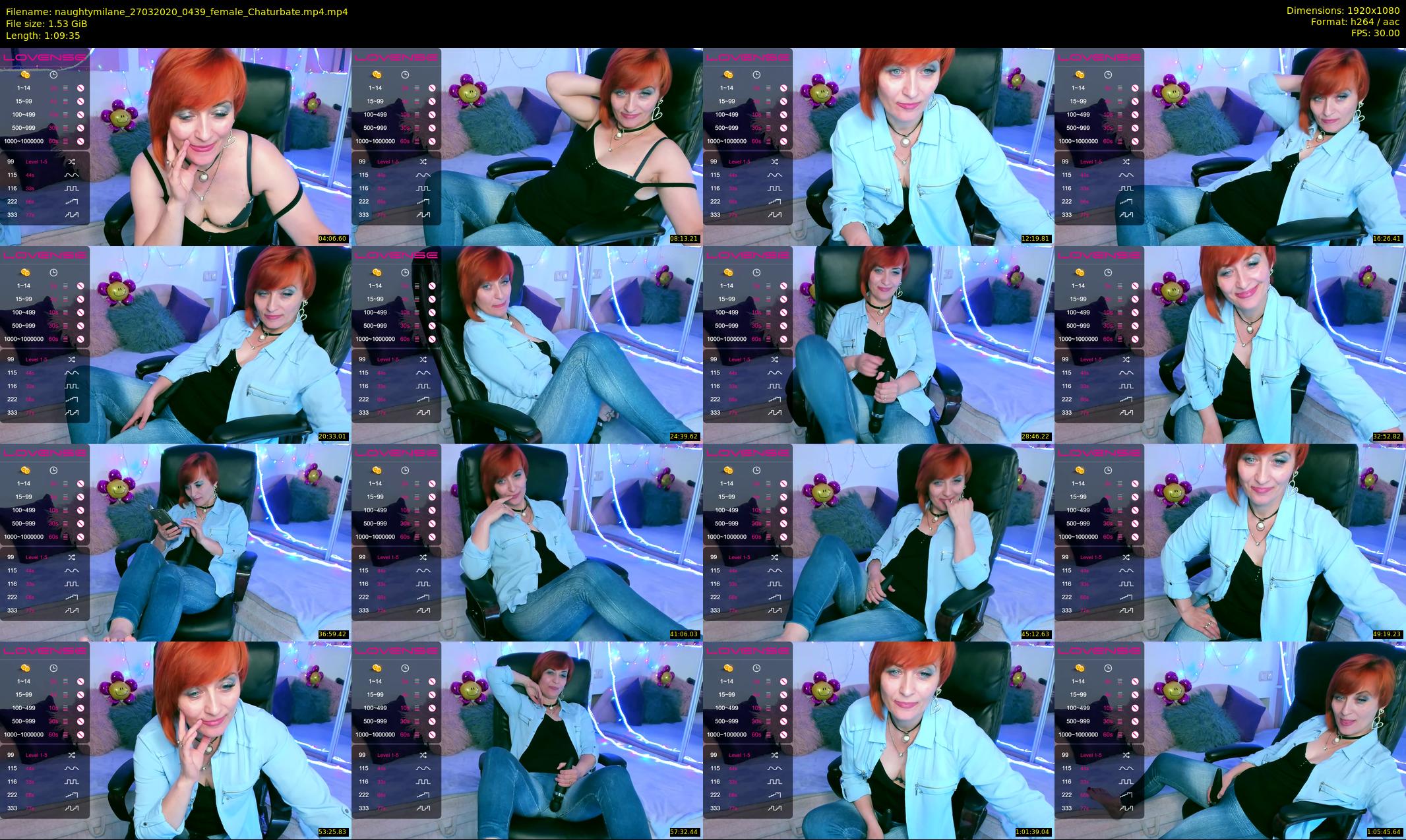 naughtymilane — 70 minute Chaturbate female cam show recording, 1080p, Mar 27, 2020