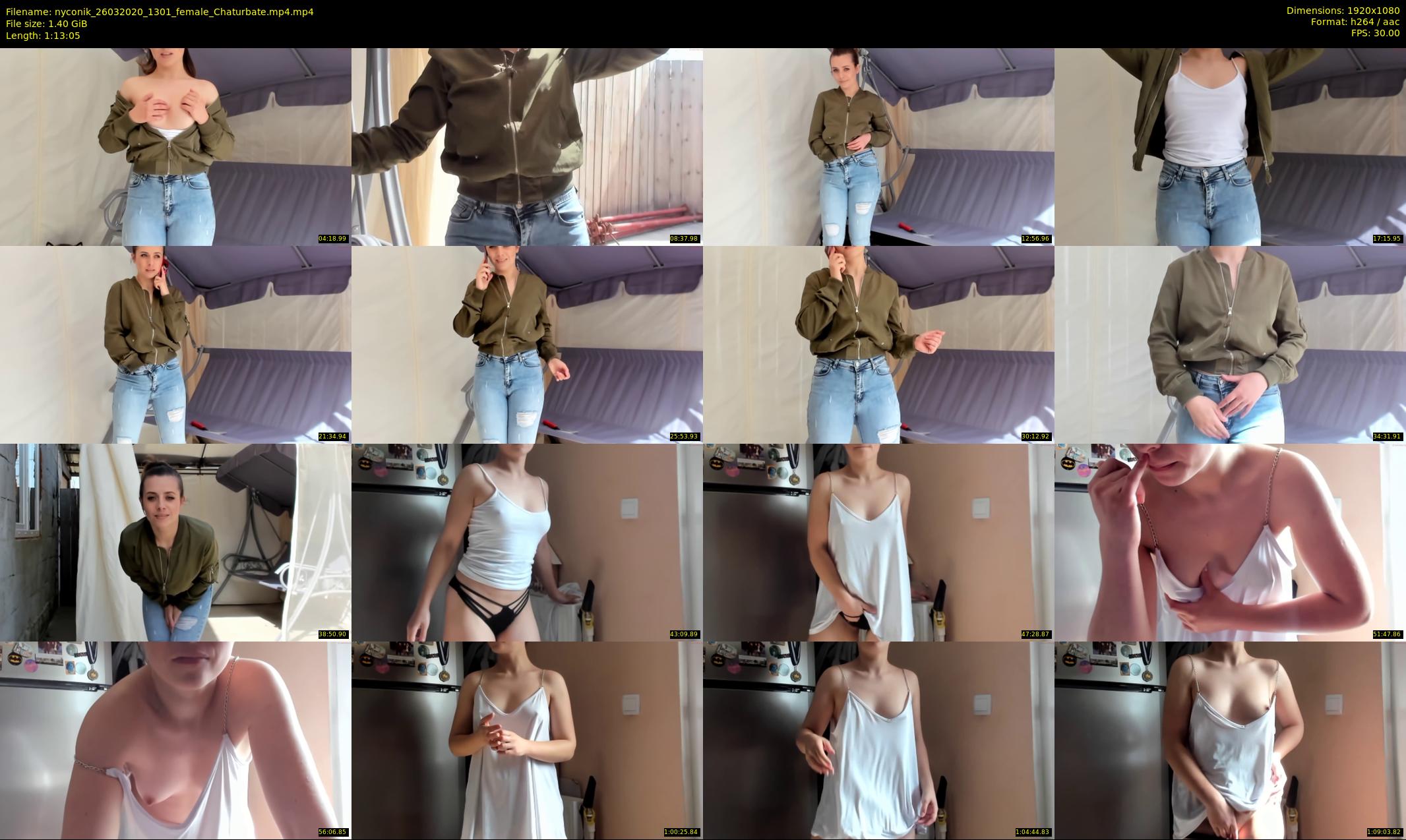 nyconik — 74 minute Chaturbate female cam show recording, 1080p, Mar 26, 2020