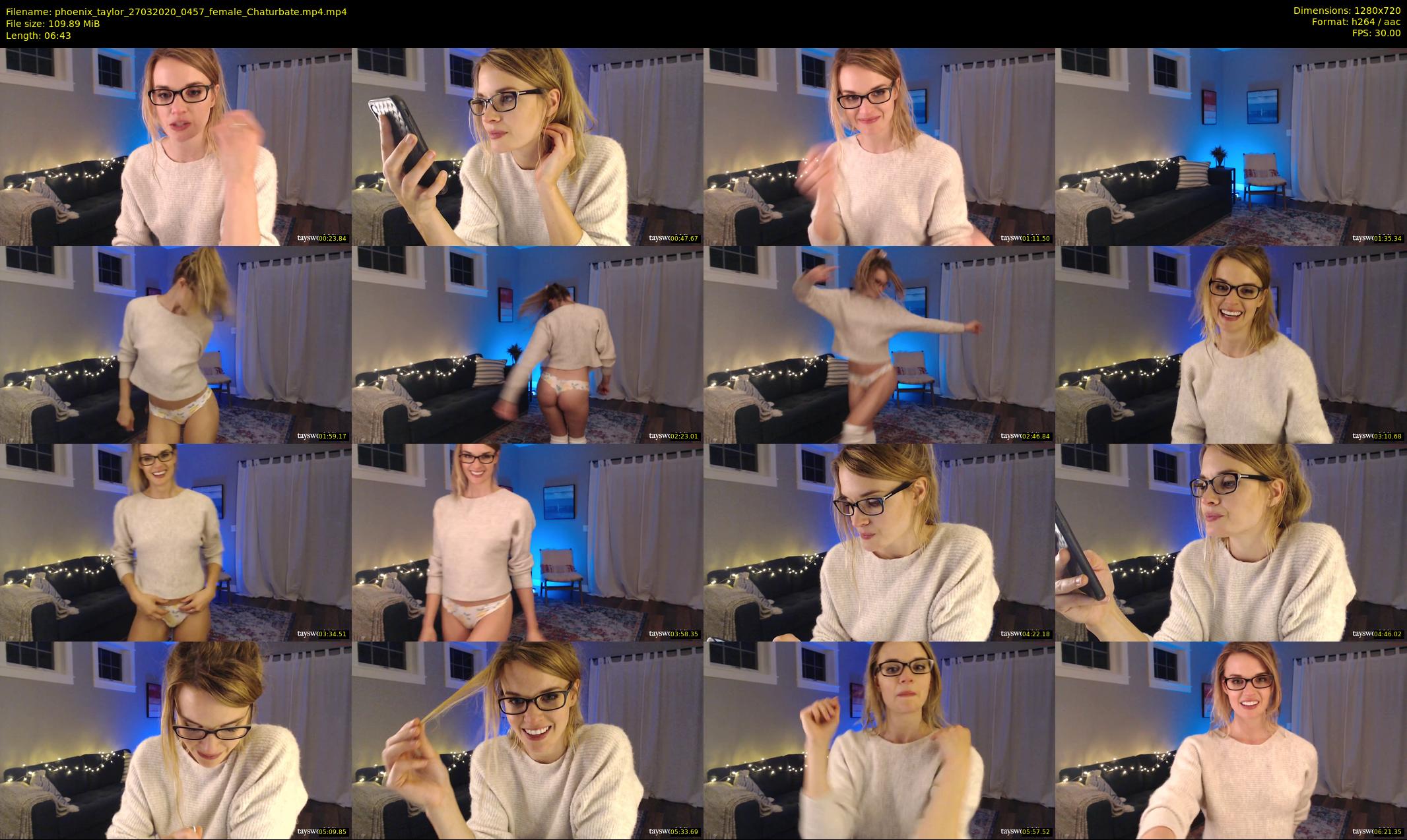 phoenix_taylor — 7 minute Chaturbate female cam show recording, 720p, Mar 27, 2020