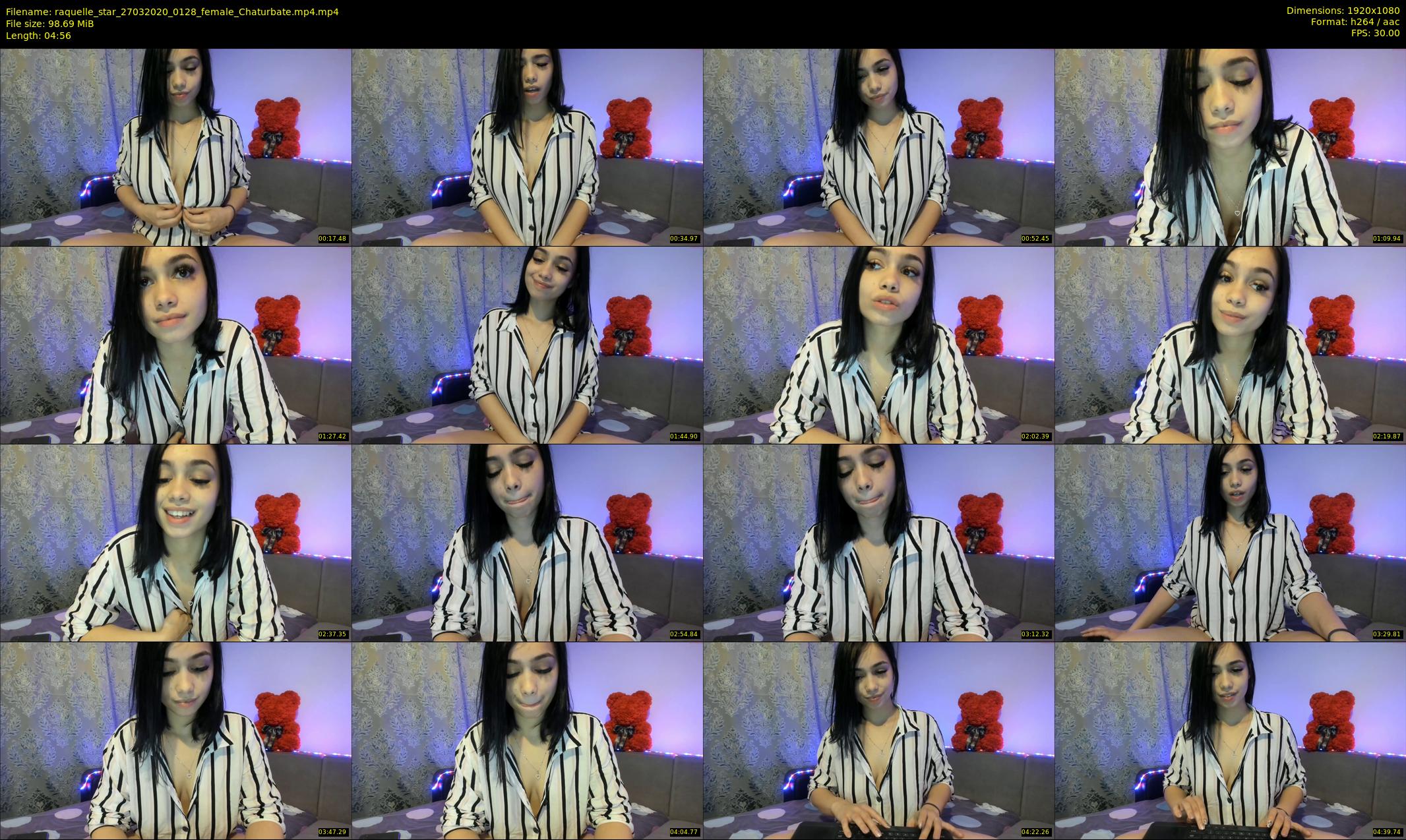 raquelle_star — 5 minute Chaturbate couple cam show recording, 1080p, Mar 27, 2020