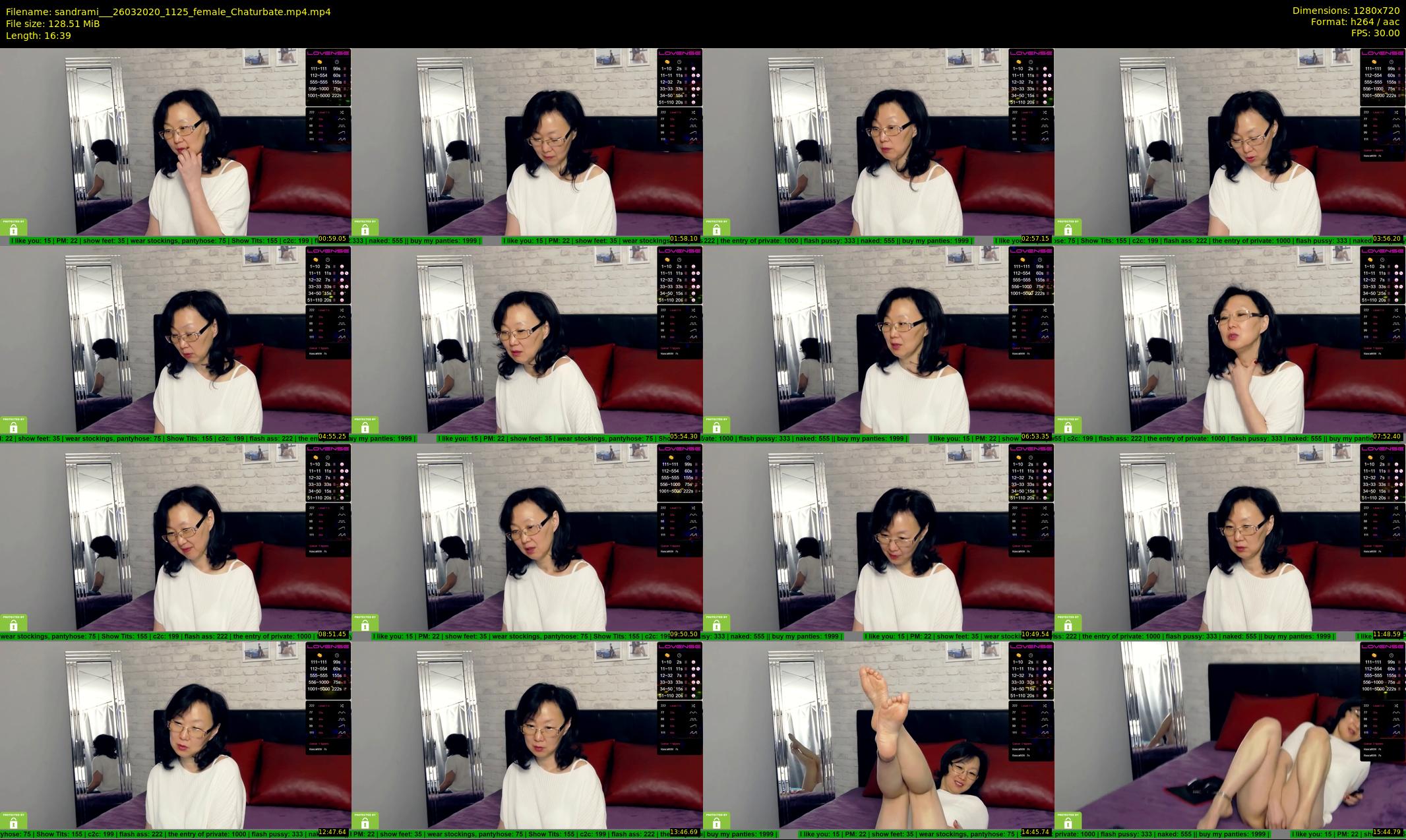 sandrami__ — 17 minute Chaturbate female cam show recording, 720p, Mar 26, 2020
