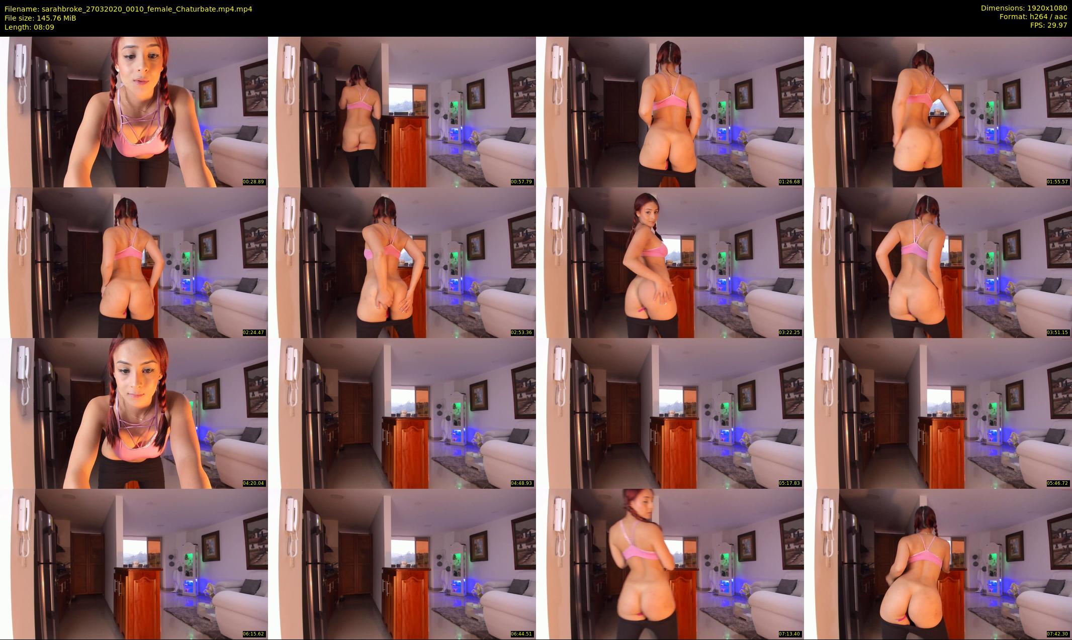 sarahbroke — 9 minute Chaturbate female cam show recording, 1080p, Mar 27, 2020
