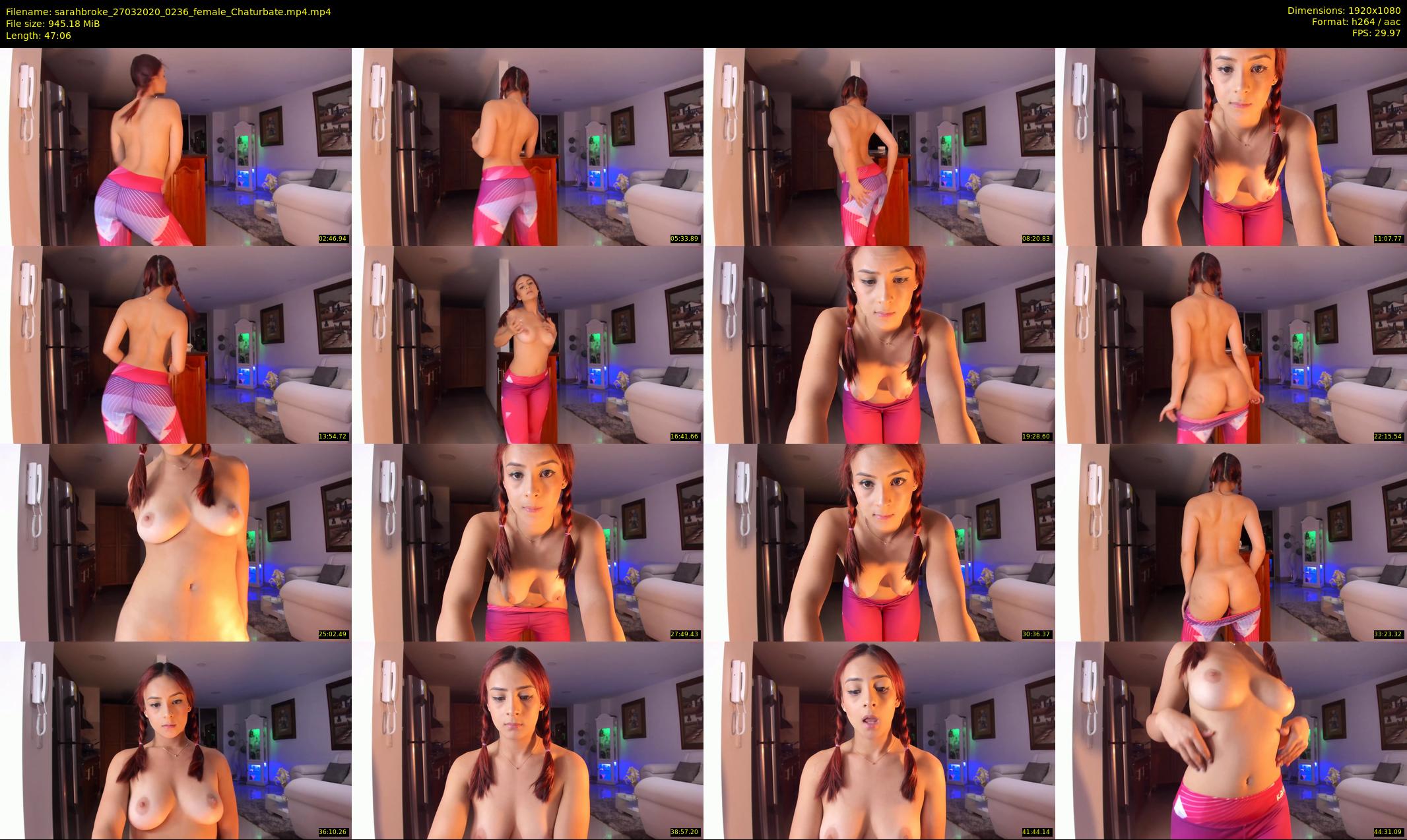 sarahbroke — 48 minute Chaturbate female cam show recording, 1080p, Mar 27, 2020