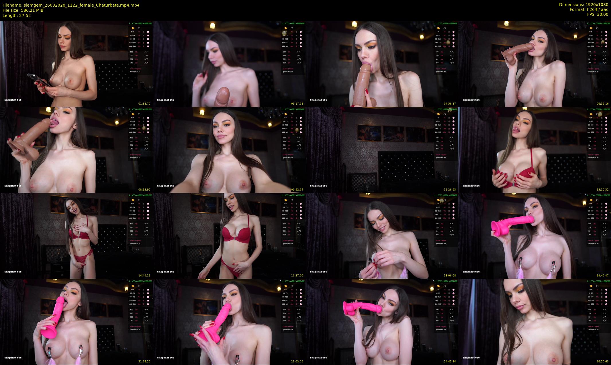 slemgem — 28 minute Chaturbate couple cam show recording, 1080p, Mar 26, 2020