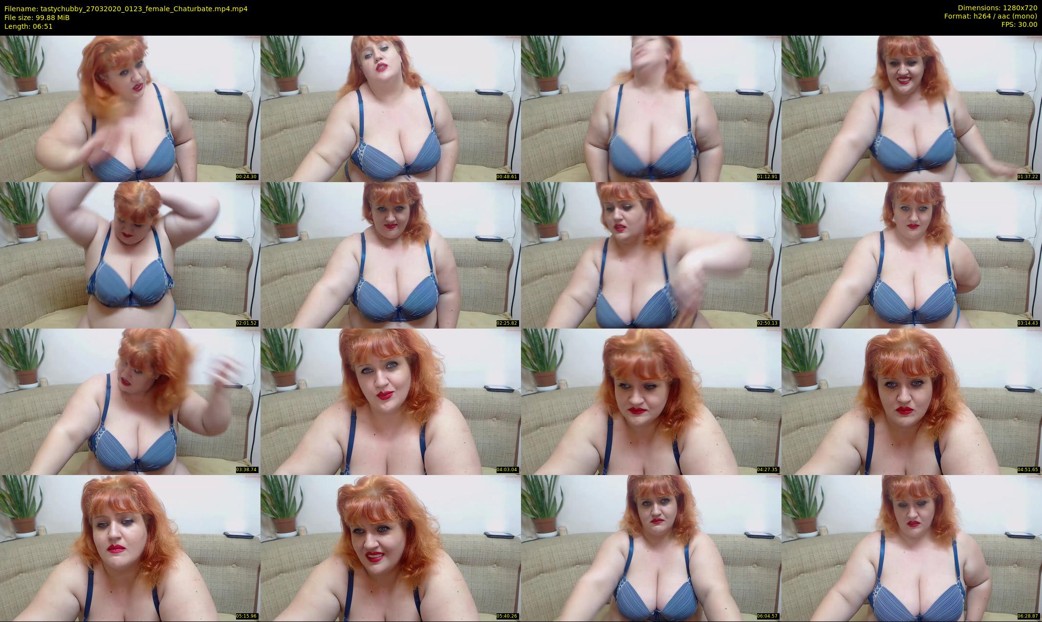 tastychubby — 7 minute Chaturbate female cam show recording, 720p, Mar 27, 2020