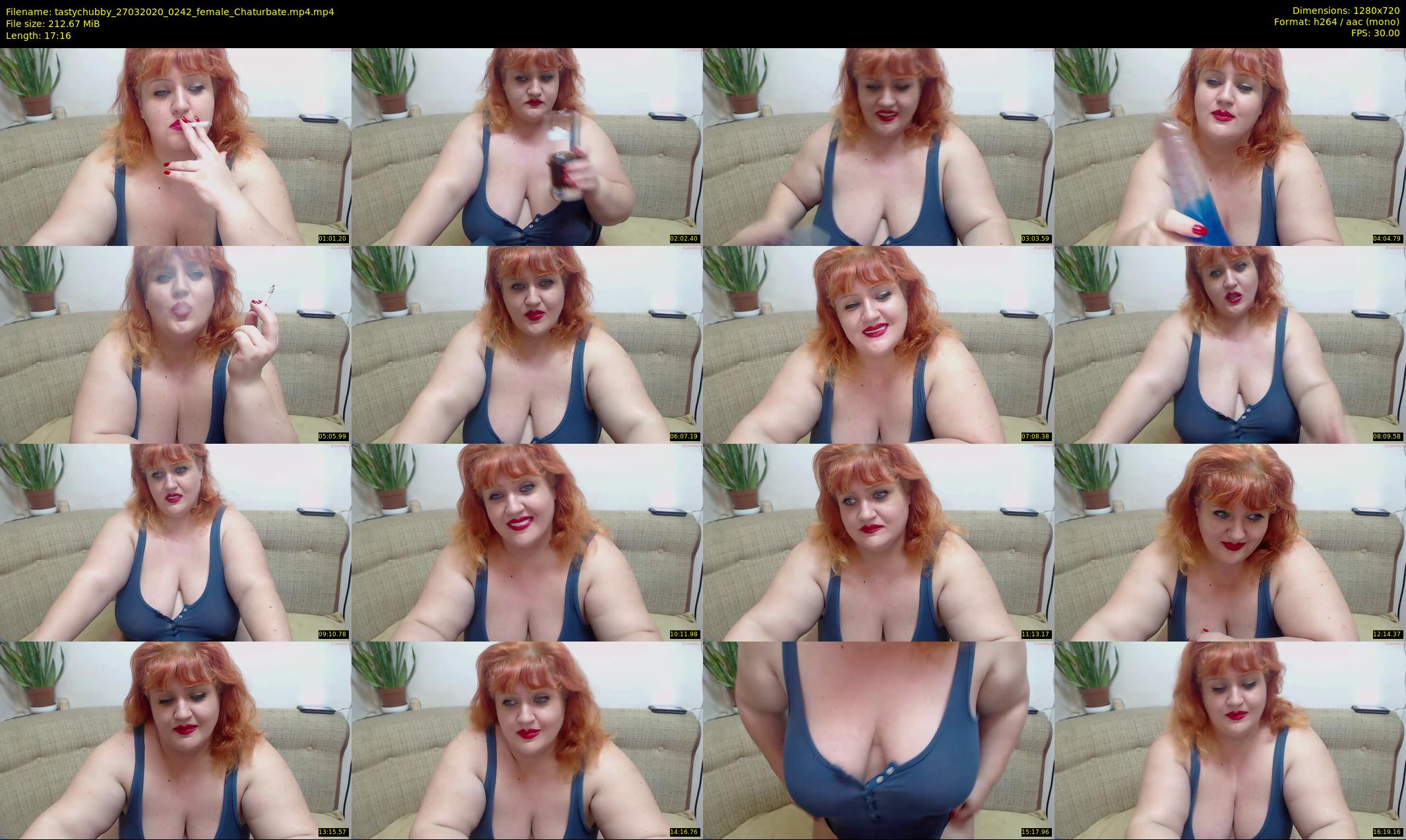 tastychubby — 18 minute Chaturbate female cam show recording, 720p, Mar 27, 2020