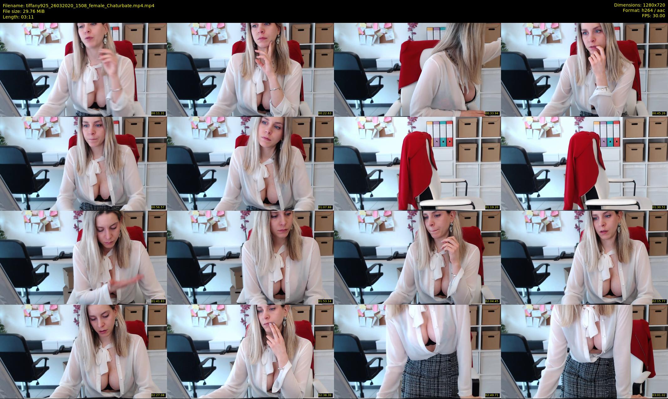 tiffany925 — 4 minute Chaturbate female cam show recording, 720p, Mar 26, 2020