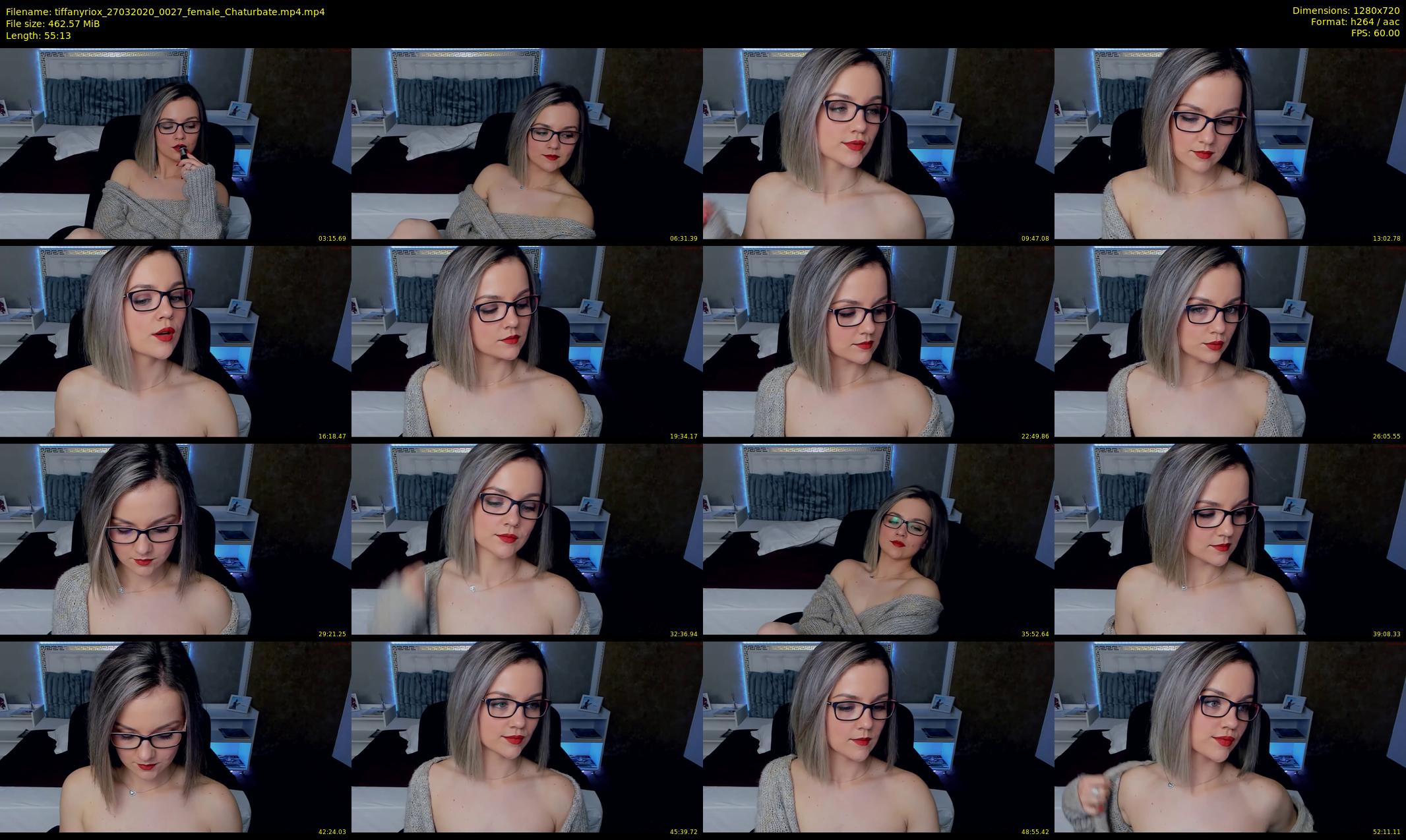 tiffanyriox — 56 minute Chaturbate female cam show recording, 720p, Mar 27, 2020