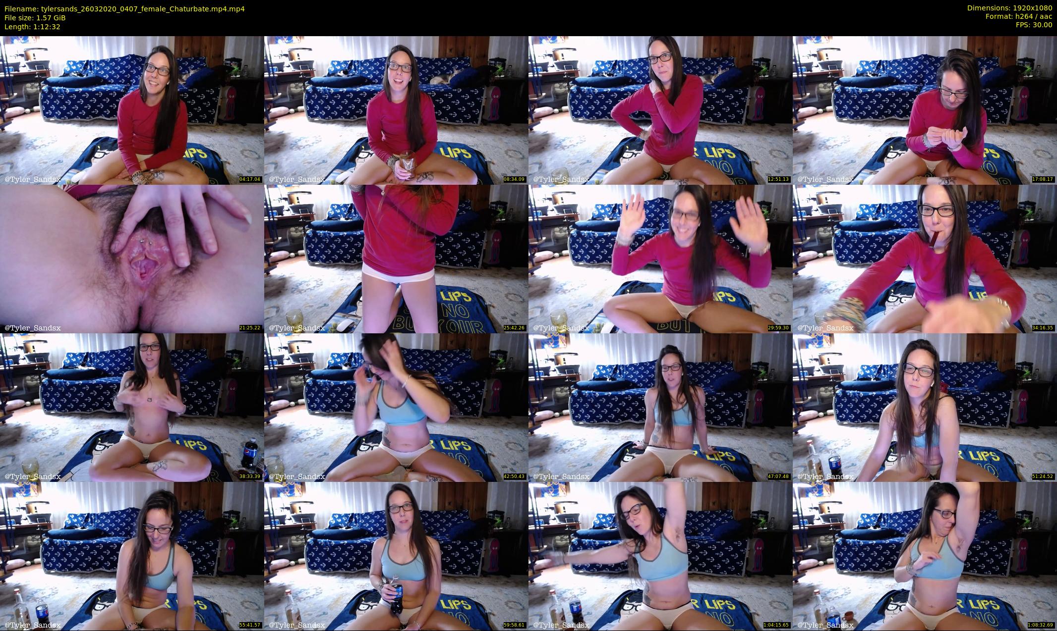 tylersands — 73 minute Chaturbate female cam show recording, 1080p, Mar 26, 2020