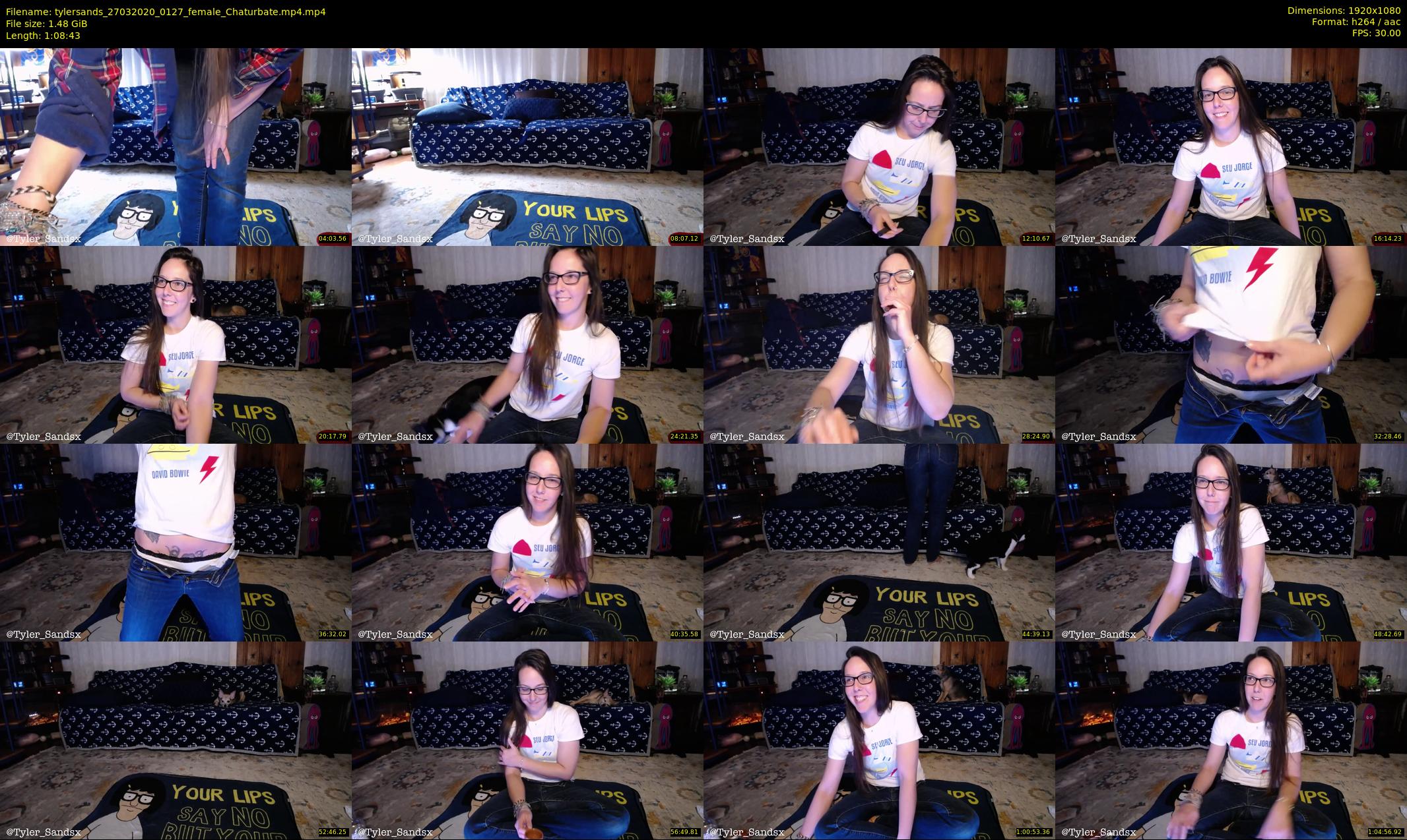 tylersands — 69 minute Chaturbate female cam show recording, 1080p, Mar 27, 2020