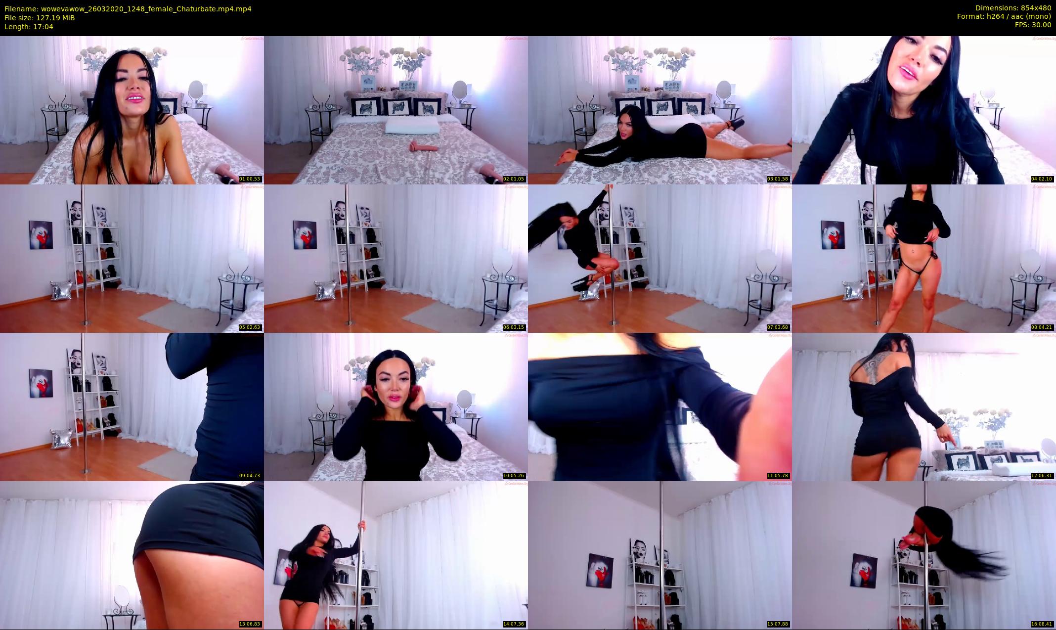 wowevawow — 18 minute Chaturbate female cam show recording, 480p, Mar 26, 2020