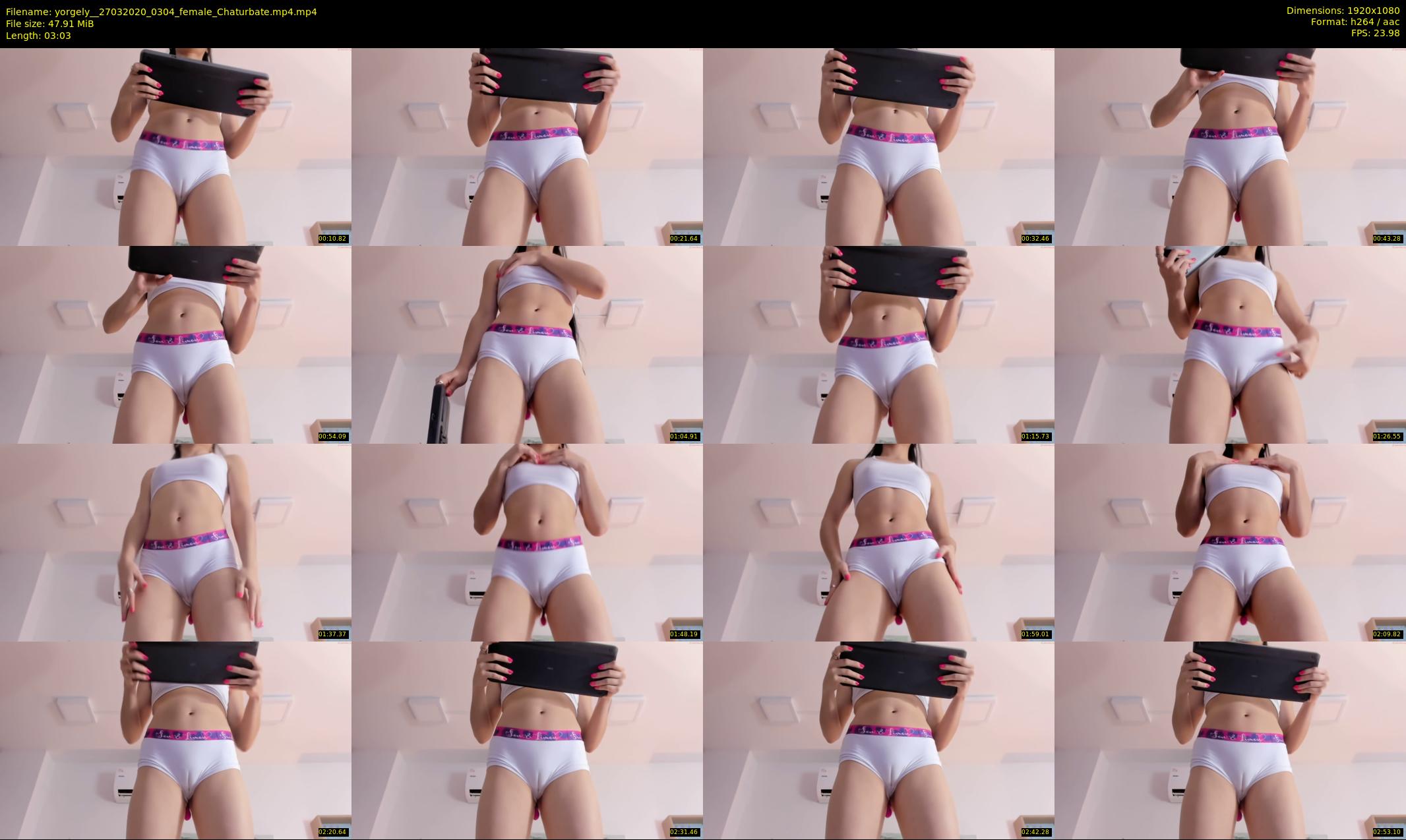 yorgely_ — 4 minute Chaturbate female cam show recording, 1080p, Mar 27, 2020