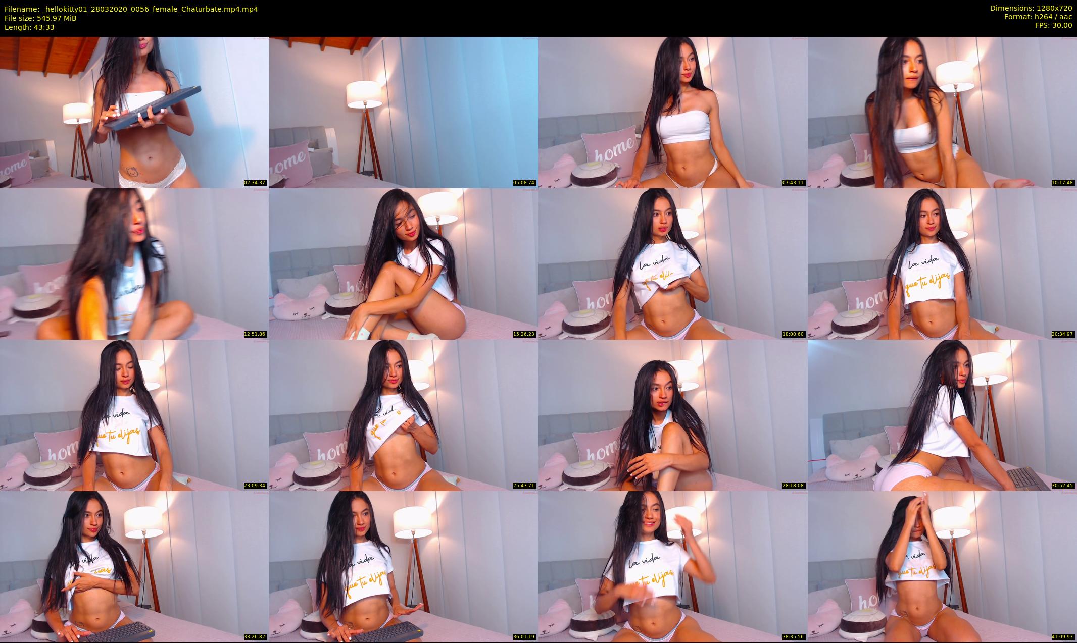 _hellokitty01 — 44 minute Chaturbate female cam show recording, 720p, Mar 28, 2020