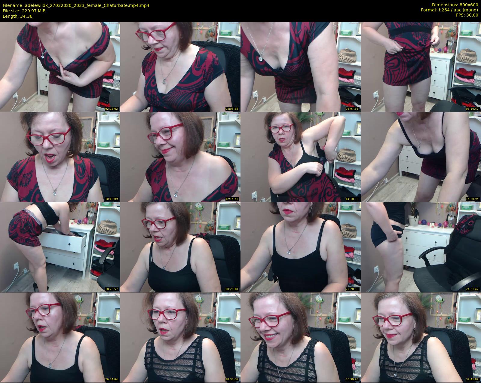 adelewildx — 35 minute Chaturbate female cam show recording, 480p, Mar 27, 2020