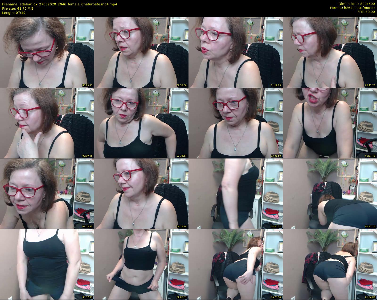 adelewildx — 8 minute Chaturbate female cam show recording, 480p, Mar 27, 2020