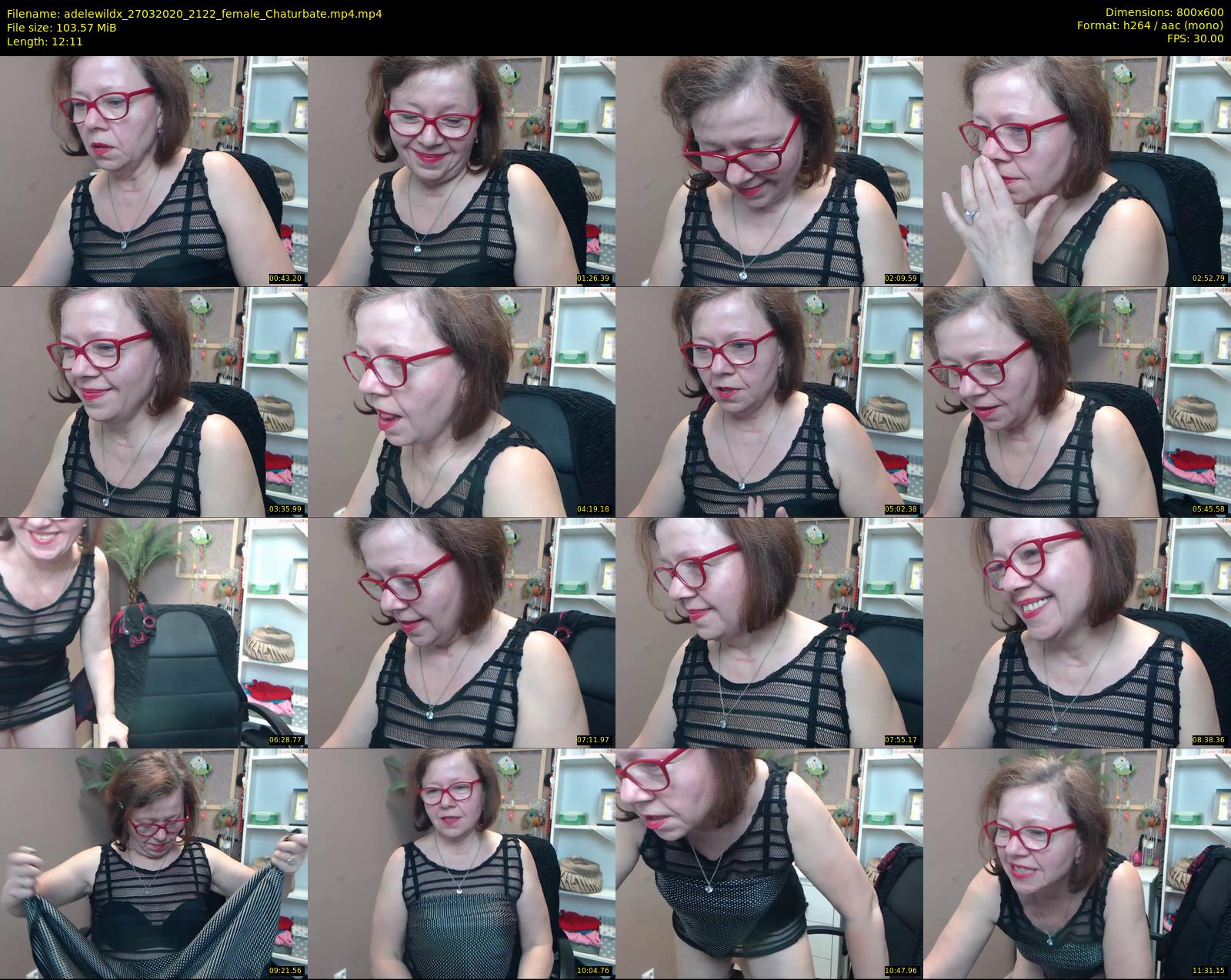 adelewildx — 13 minute Chaturbate female cam show recording, 480p, Mar 27, 2020