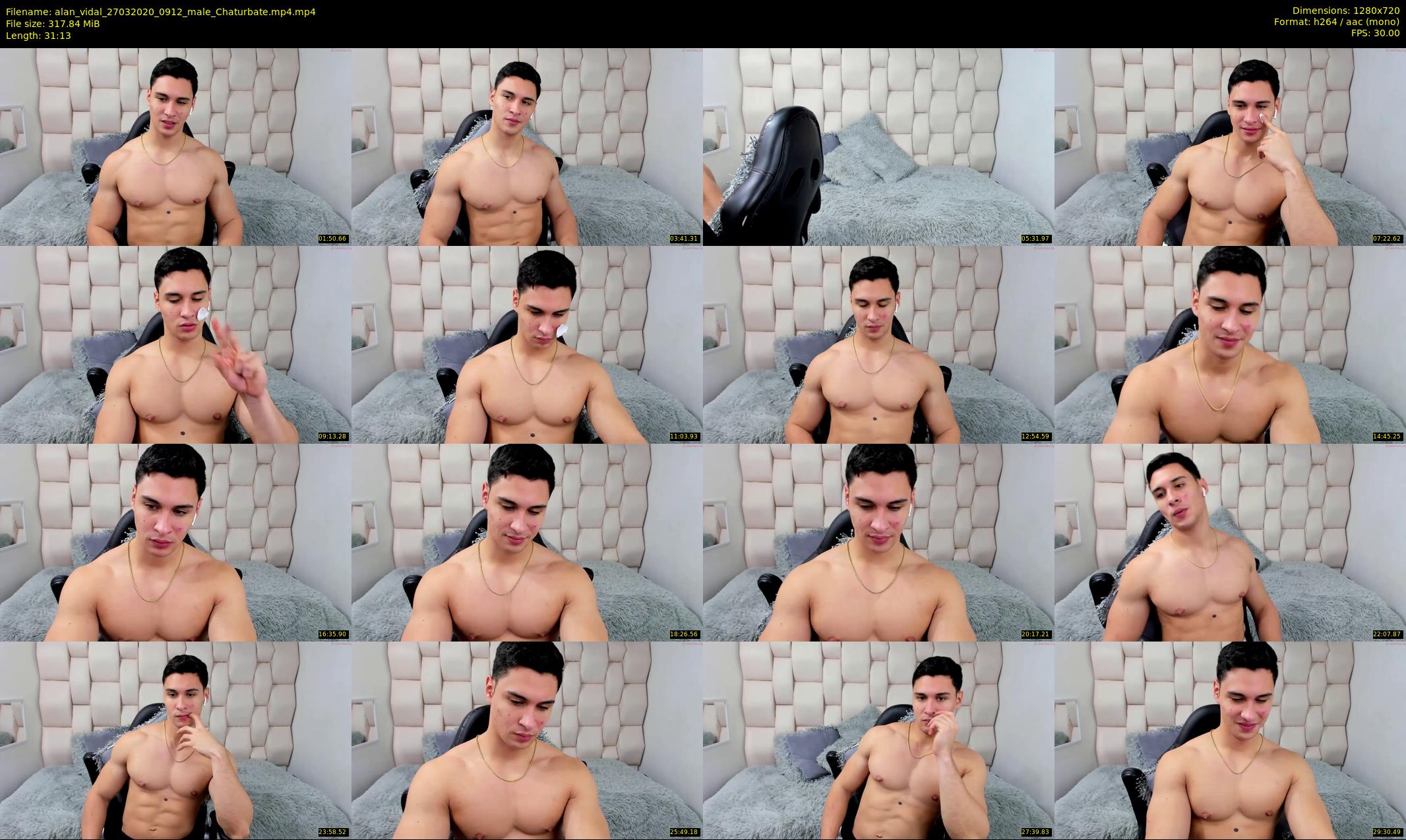 alan_vidal — 32 minute Chaturbate male cam show recording, 720p, Mar 27, 2020
