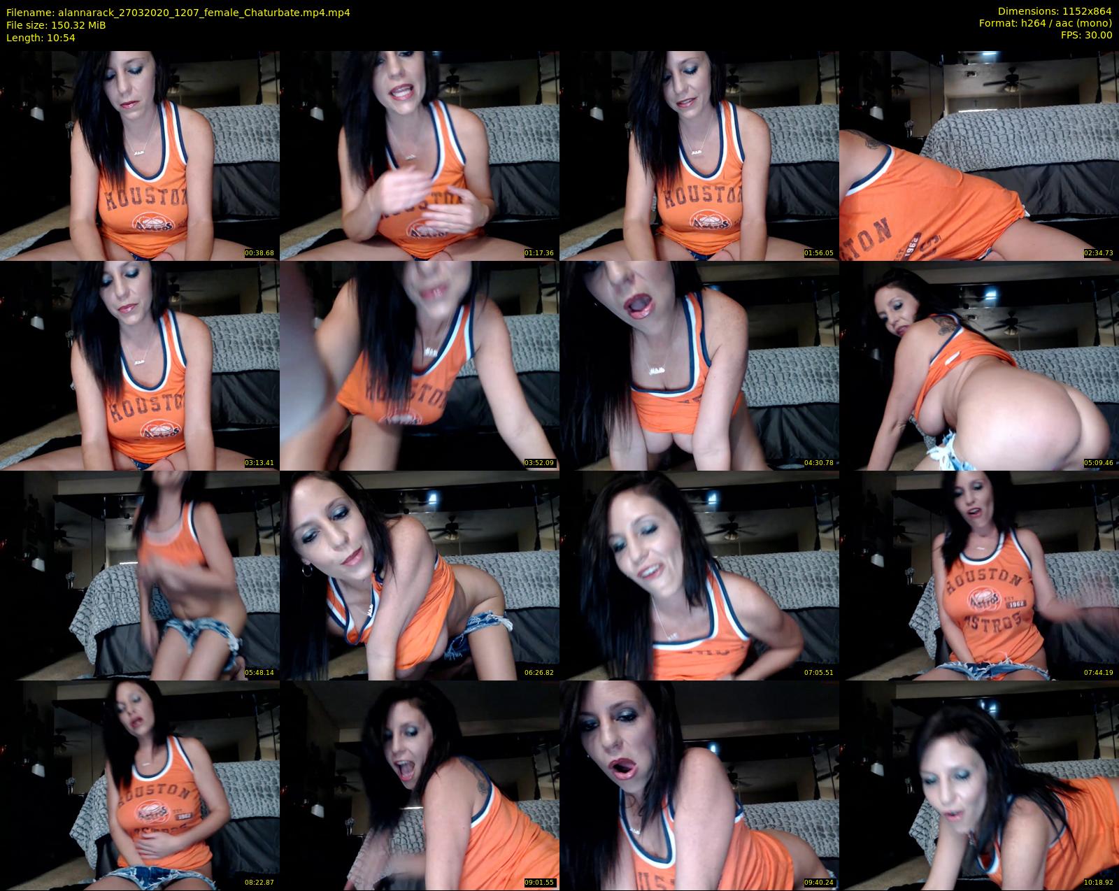 alannarack — 11 minute Chaturbate female cam show recording, 720p, Mar 27, 2020