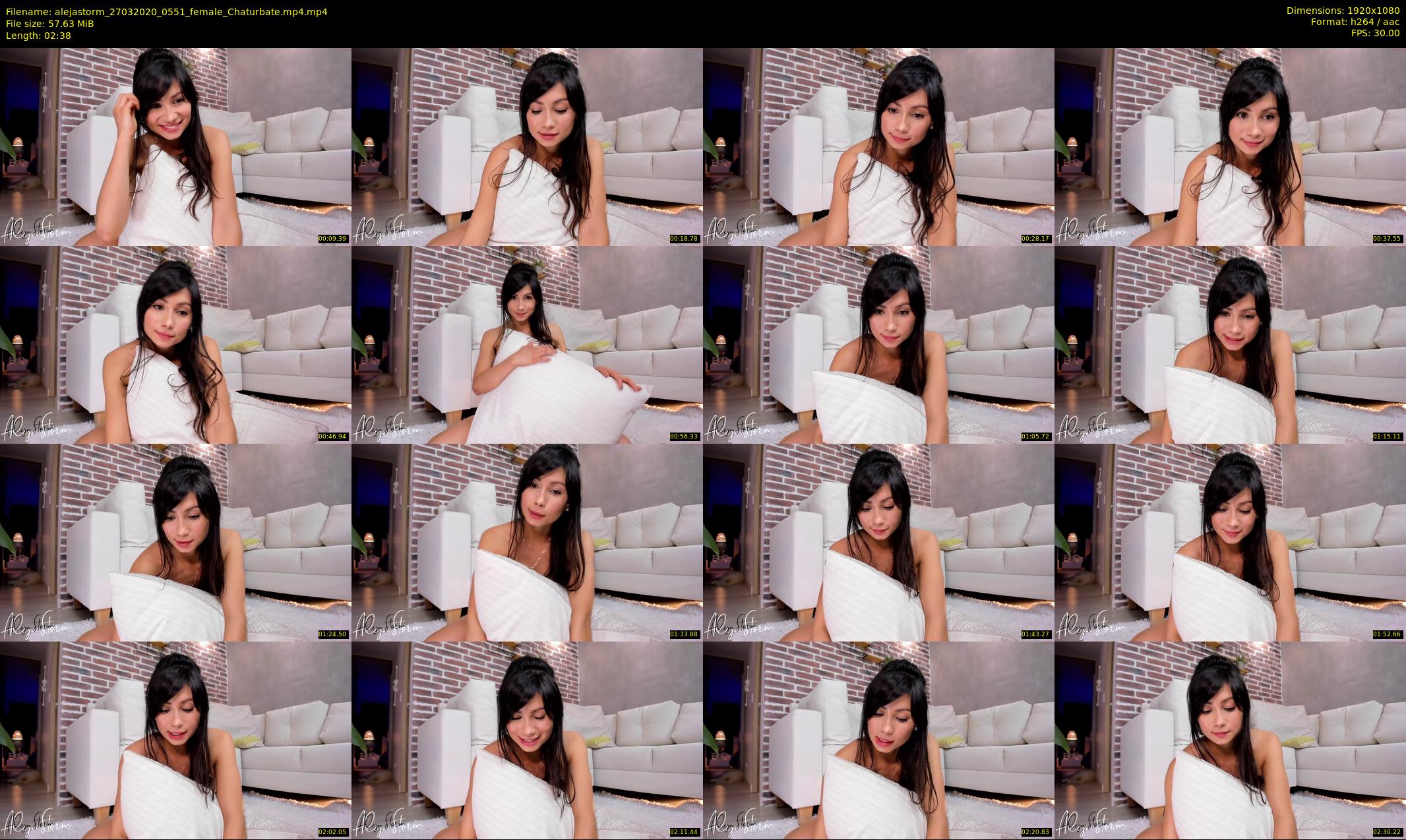 alejastorm — 3 minute Chaturbate female cam show recording, 1080p, Mar 27, 2020