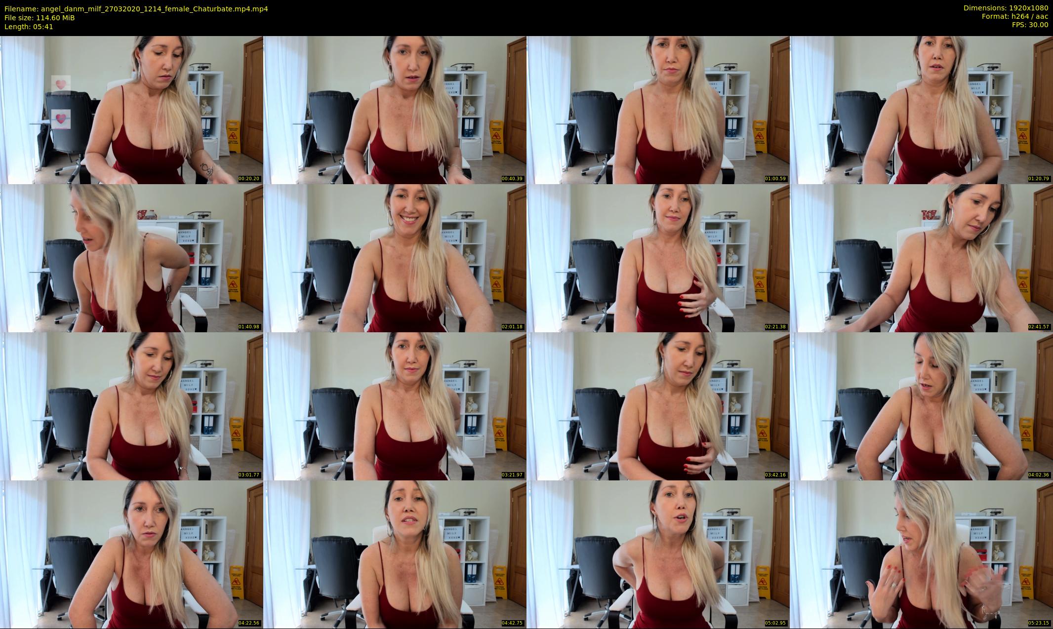 angel_danm_milf — 6 minute Chaturbate female cam show recording, 1080p, Mar 27, 2020