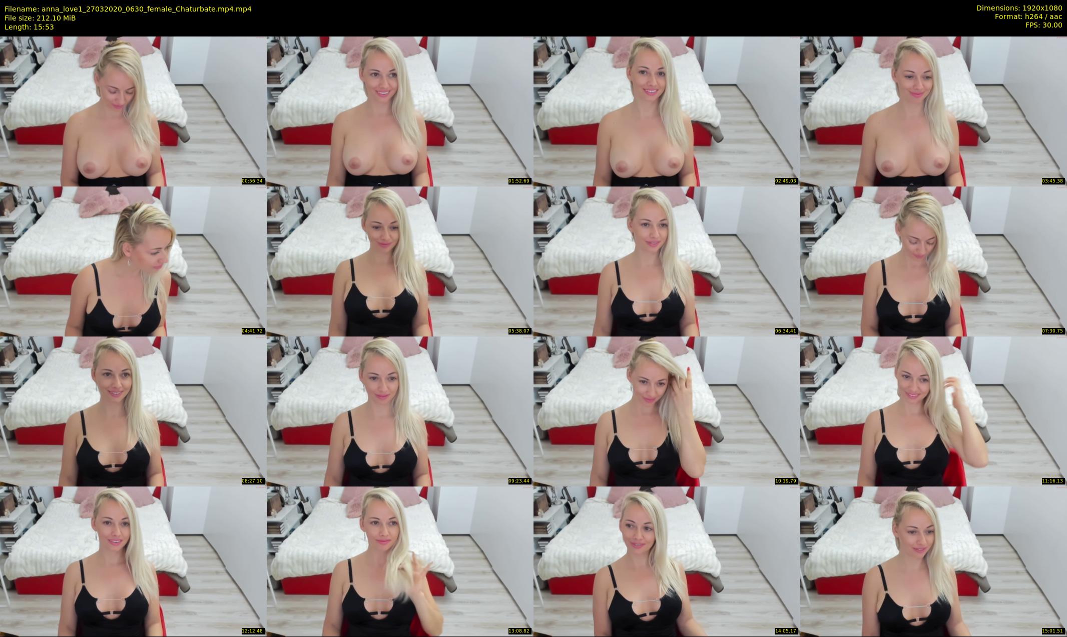 anna_love1 — 16 minute Chaturbate female cam show recording, 1080p, Mar 27, 2020