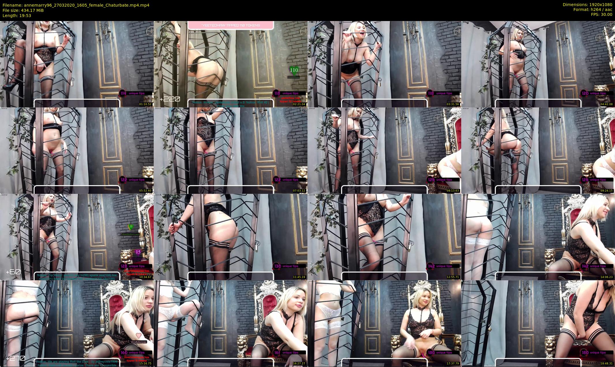 annemarry96 — 20 minute Chaturbate female cam show recording, 1080p, Mar 27, 2020