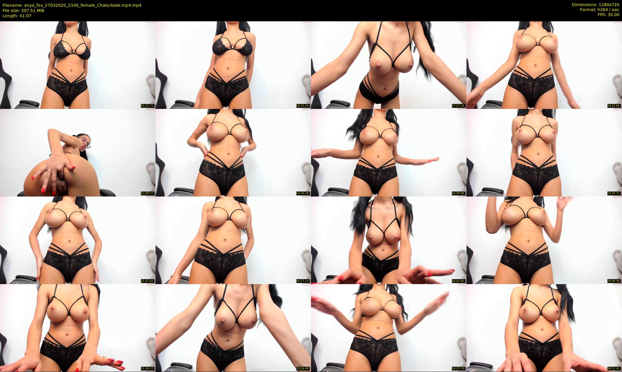 anya_fox — 42 minute Chaturbate female cam show recording, 720p, Mar 27, 2020
