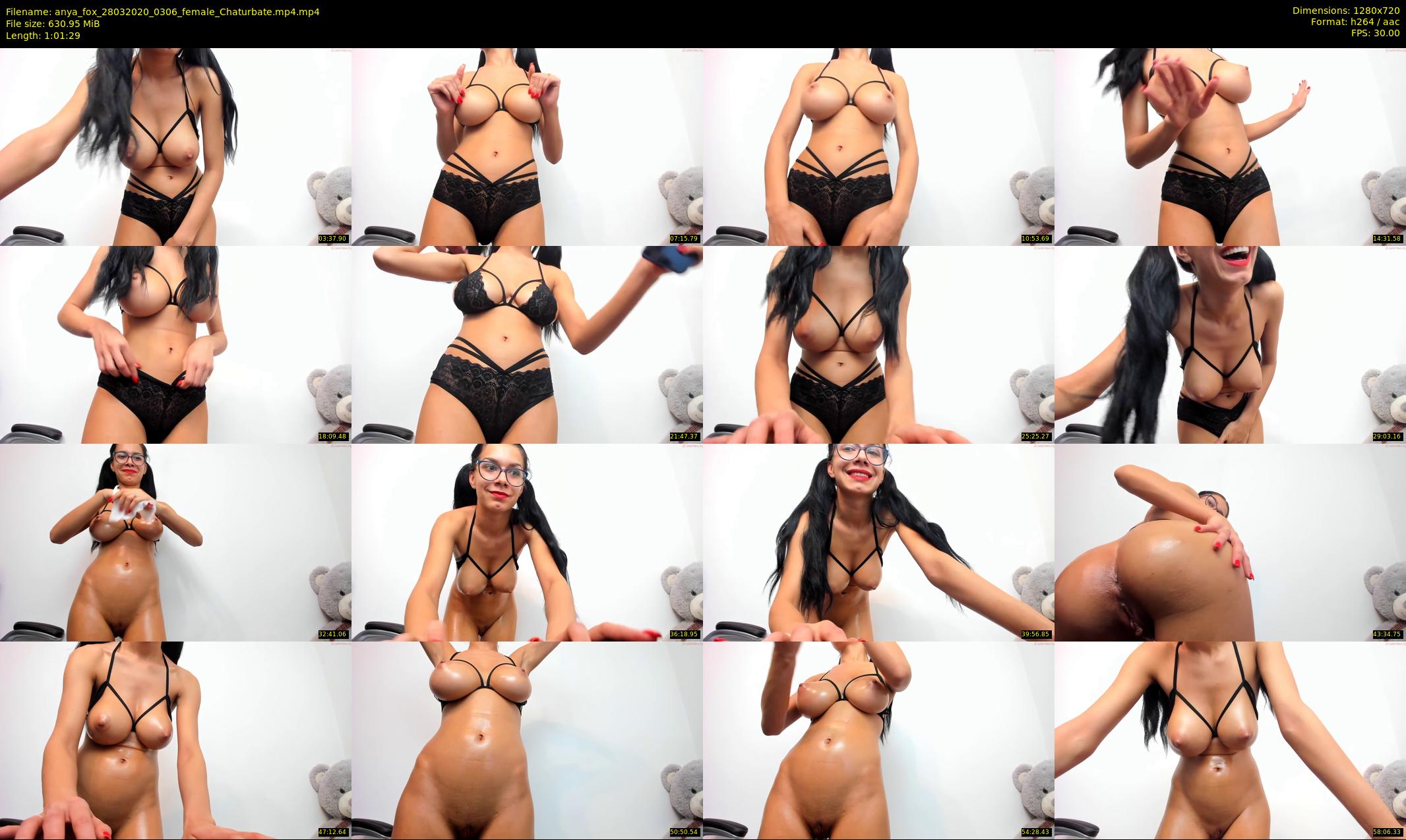 anya_fox — 62 minute Chaturbate female cam show recording, 720p, Mar 28, 2020