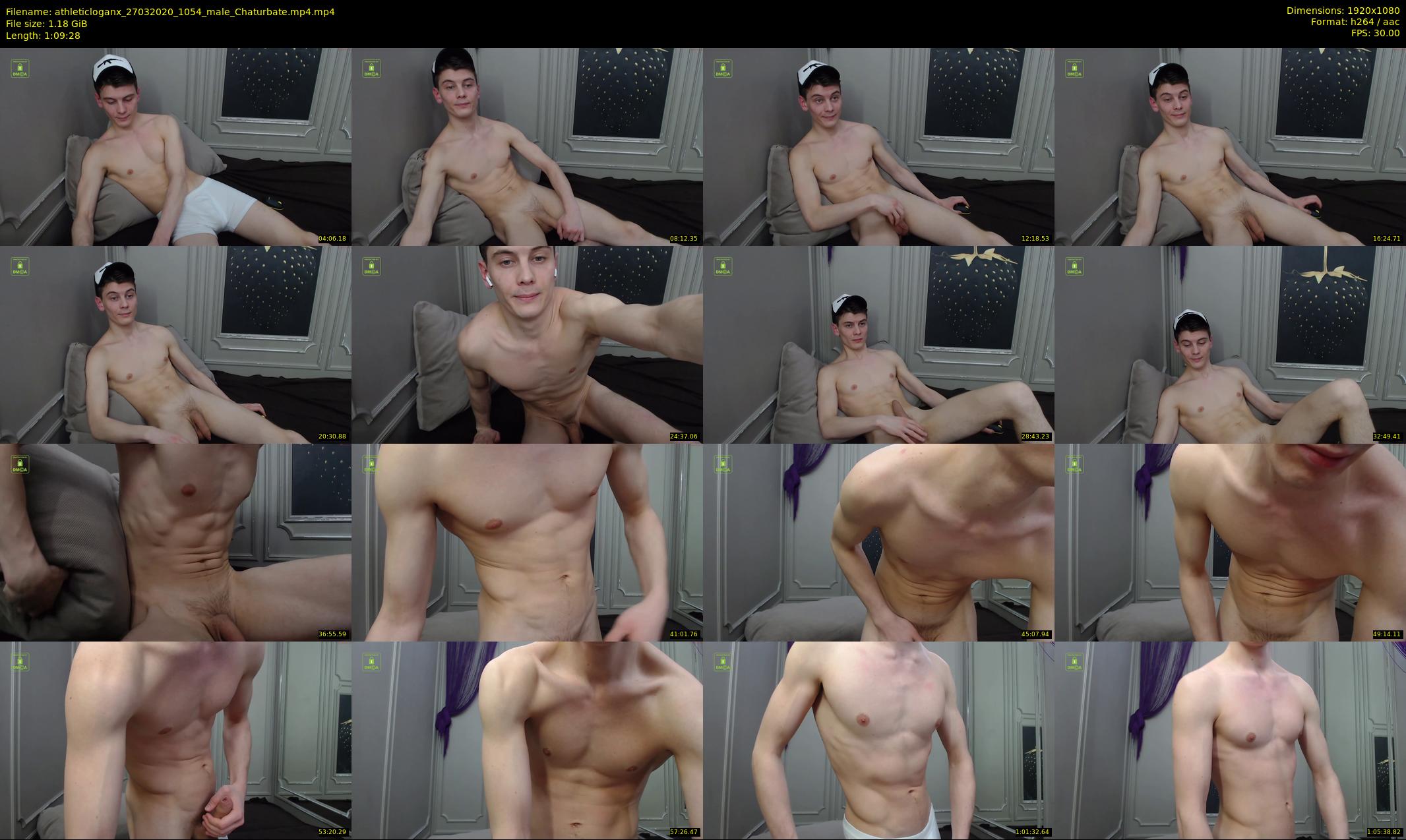 athleticloganx — 70 minute Chaturbate male cam show recording, 1080p, Mar 27, 2020