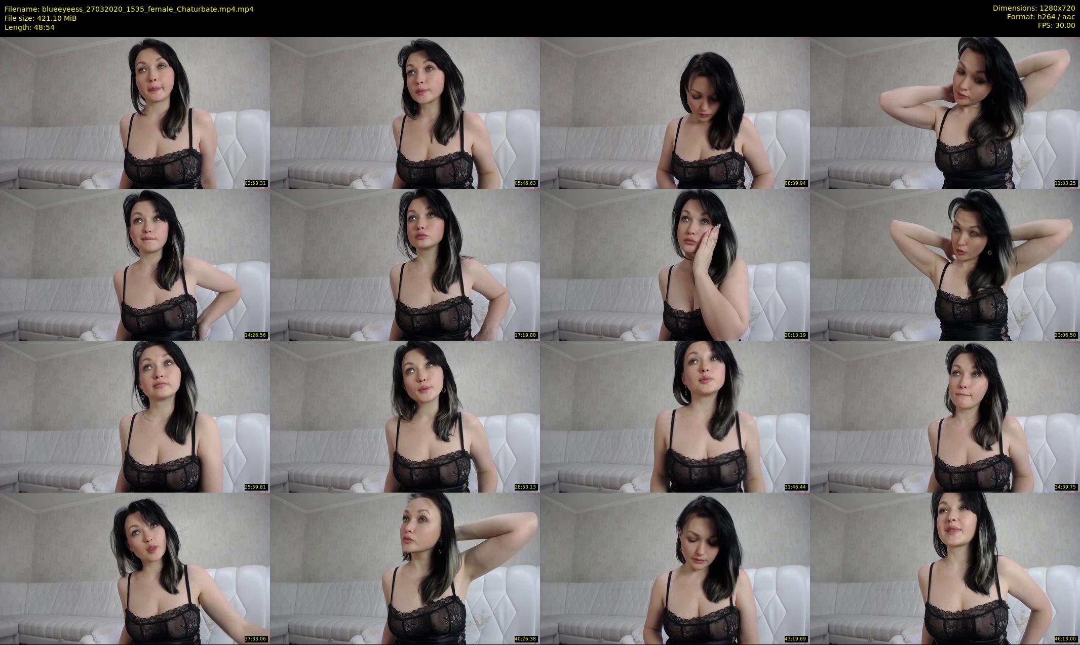 blueeyeess — 49 minute Chaturbate female cam show recording, 720p, Mar 27, 2020