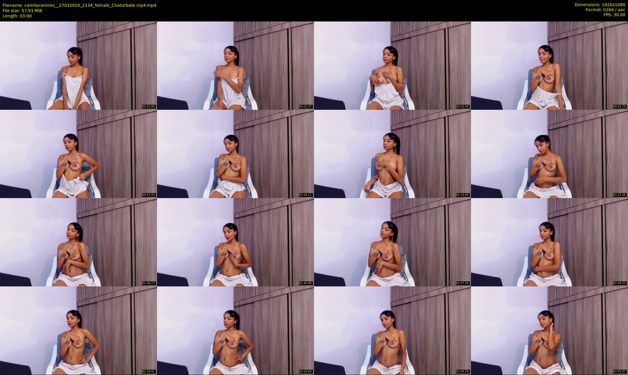 camilaramirez_ — 3 minute Chaturbate female cam show recording, 1080p, Mar 27, 2020