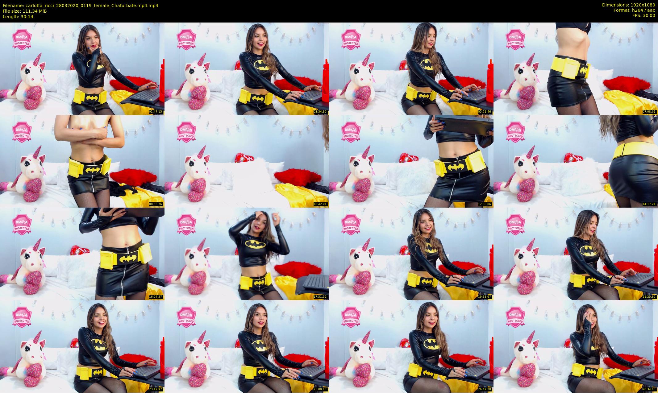 carlotta_ricci — 31 minute Chaturbate female cam show recording, 1080p, Mar 28, 2020