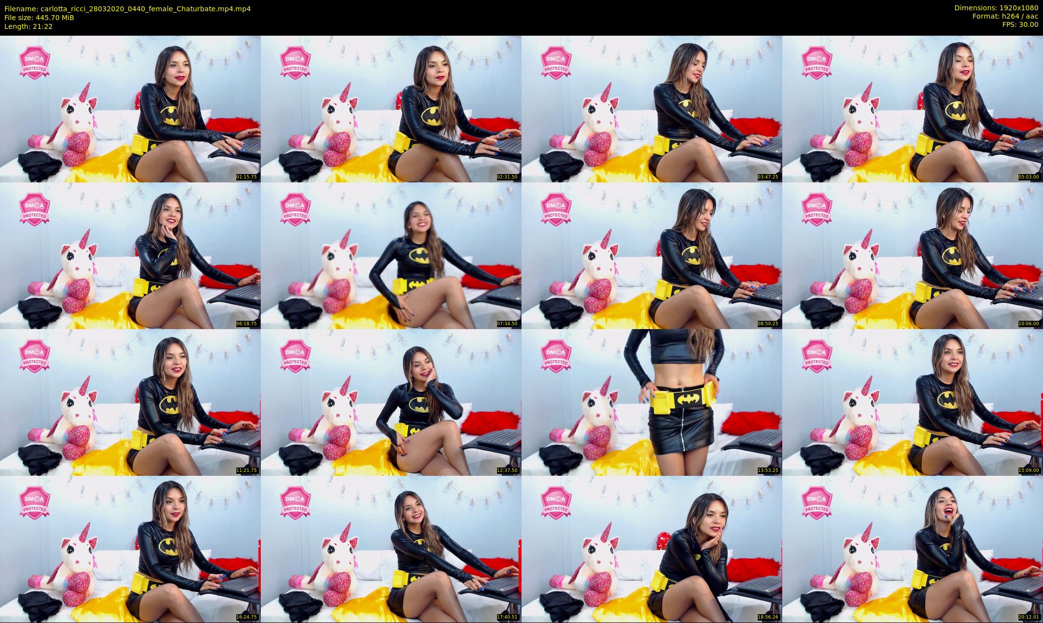 carlotta_ricci — 22 minute Chaturbate female cam show recording, 1080p, Mar 28, 2020