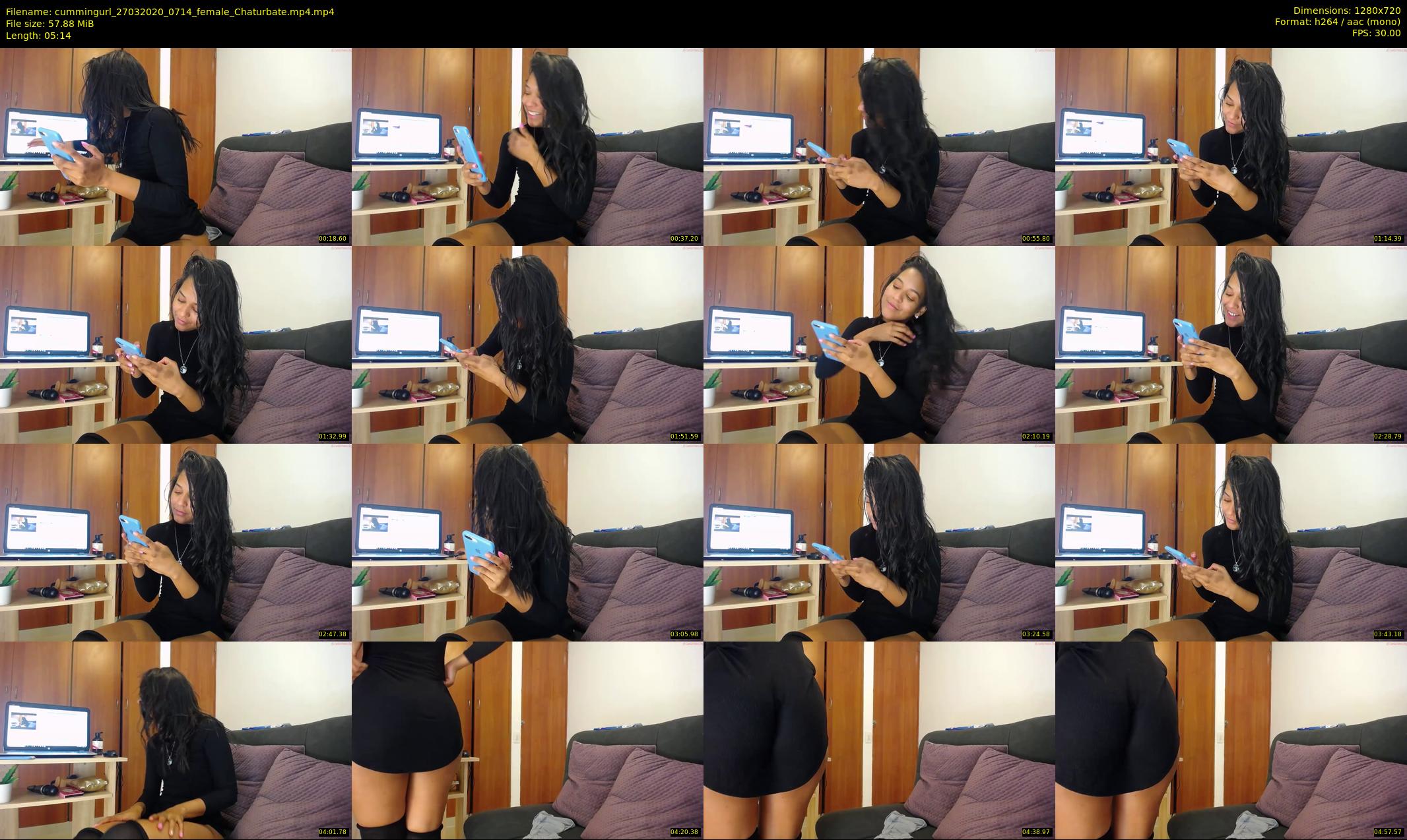 cummingurl — 6 minute Chaturbate couple cam show recording, 720p, Mar 27, 2020