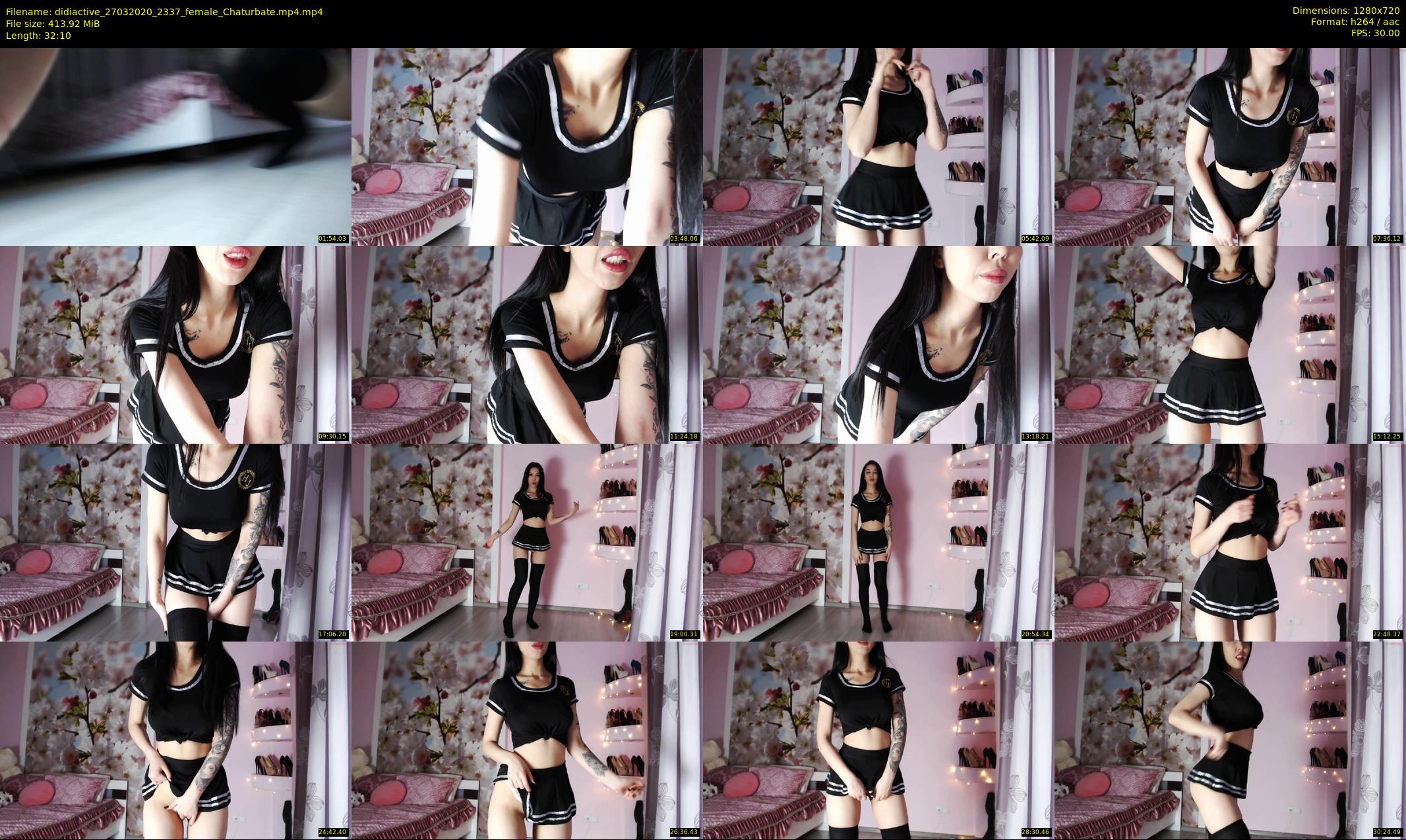 didiactive — 33 minute Chaturbate female cam show recording, 720p, Mar 27, 2020