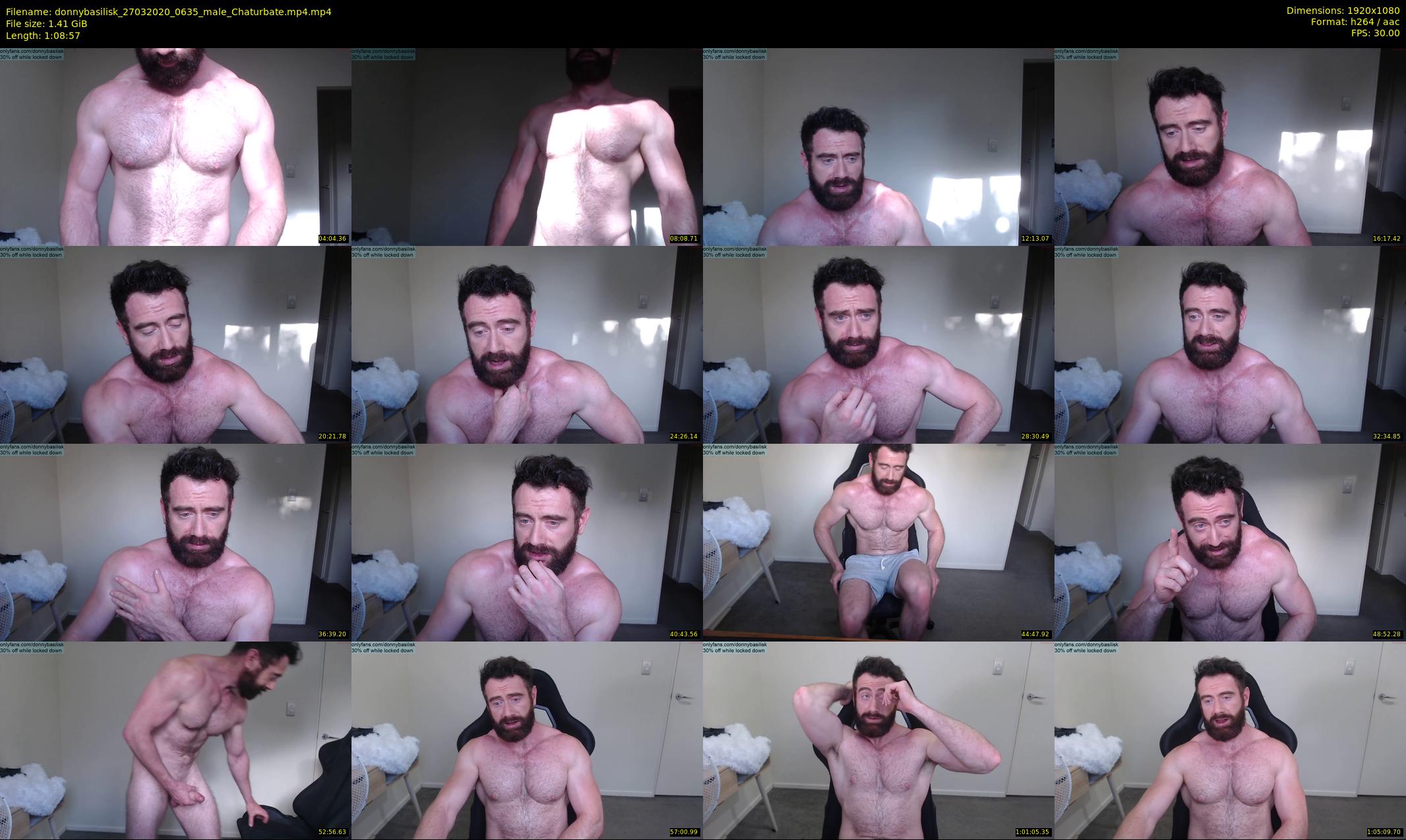 donnybasilisk — 69 minute Chaturbate male cam show recording, 1080p, Mar 27, 2020